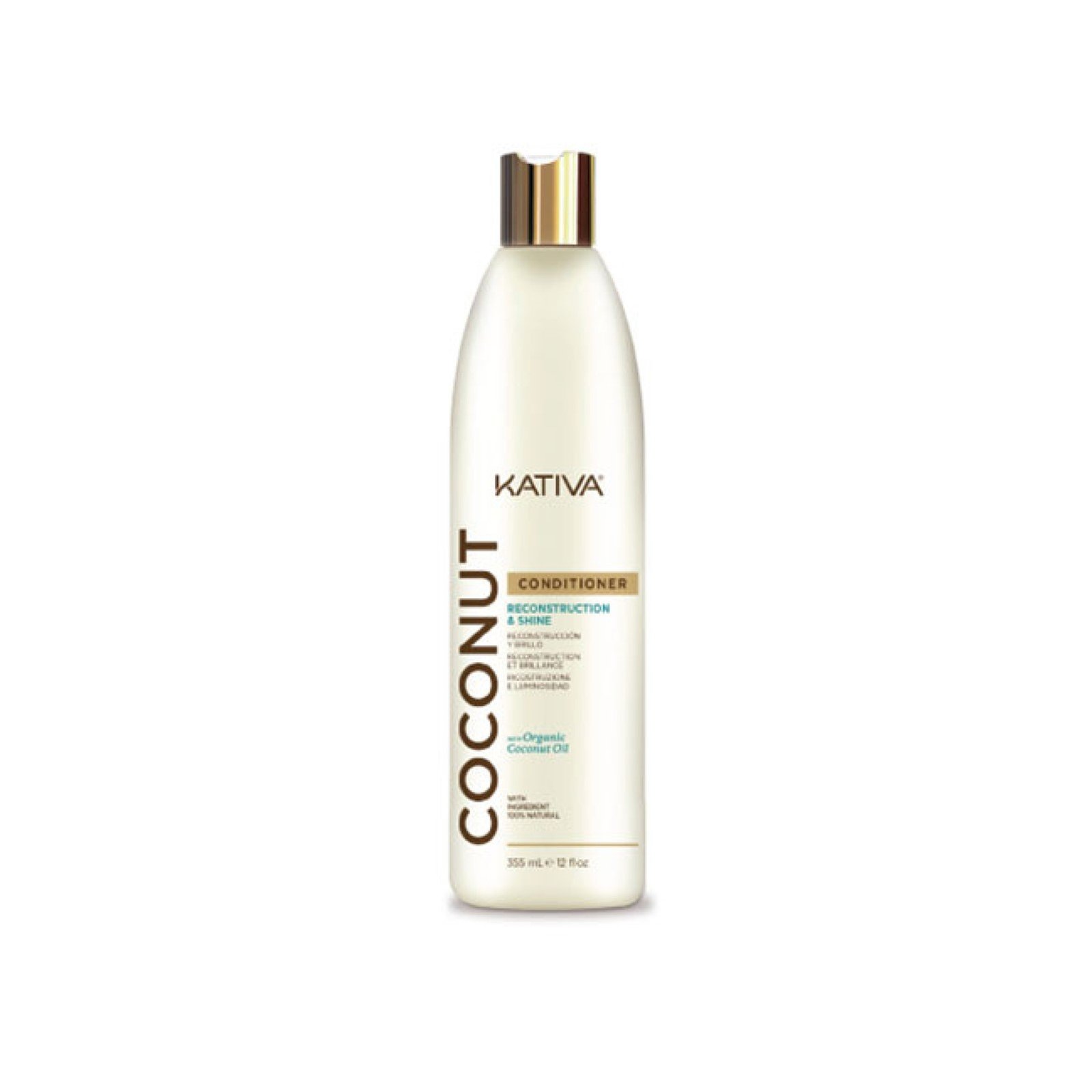 Kativa Coconut Acondicionador Reconstrucción & Brillo 355ml