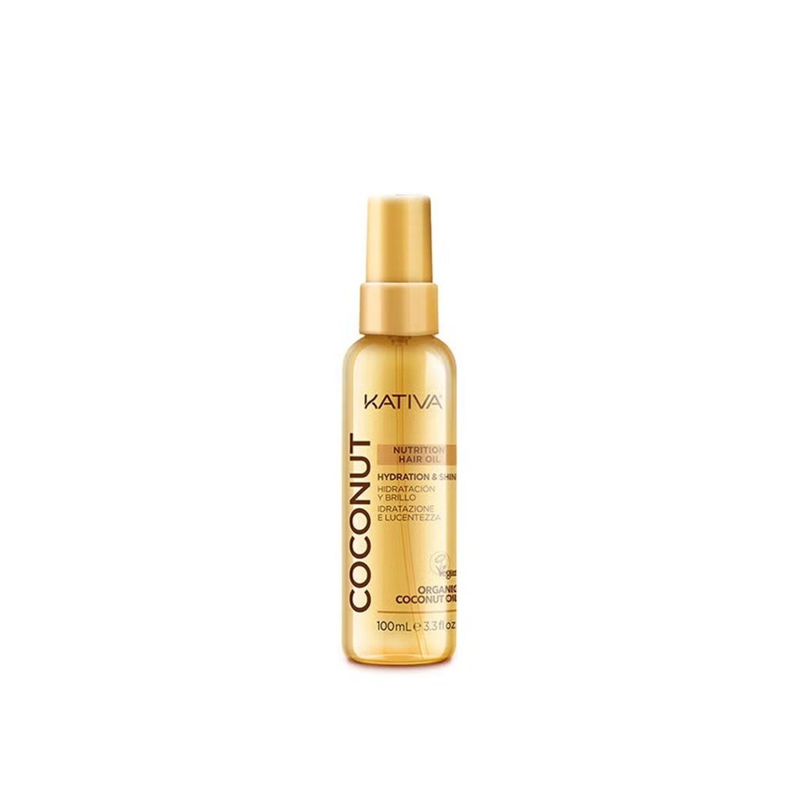 Kativa Coconut Nutrition Hair Oil 100ml (3.3floz)