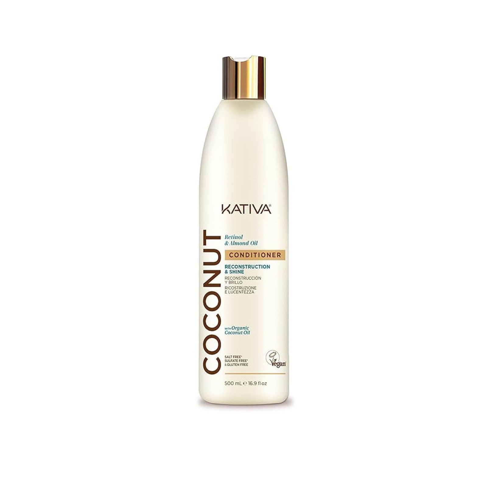 Kativa Coconut Acondicionador Reconstrucción y Brillo