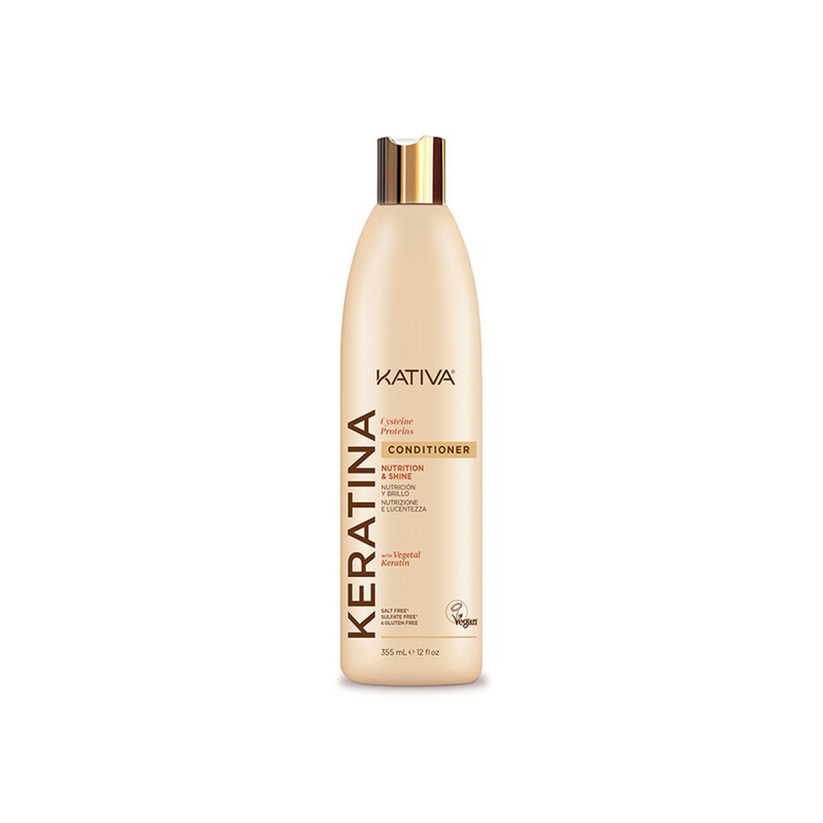 Kativa Keratin Cysteine Proteins Nutrition & Shine Conditioner 355ml