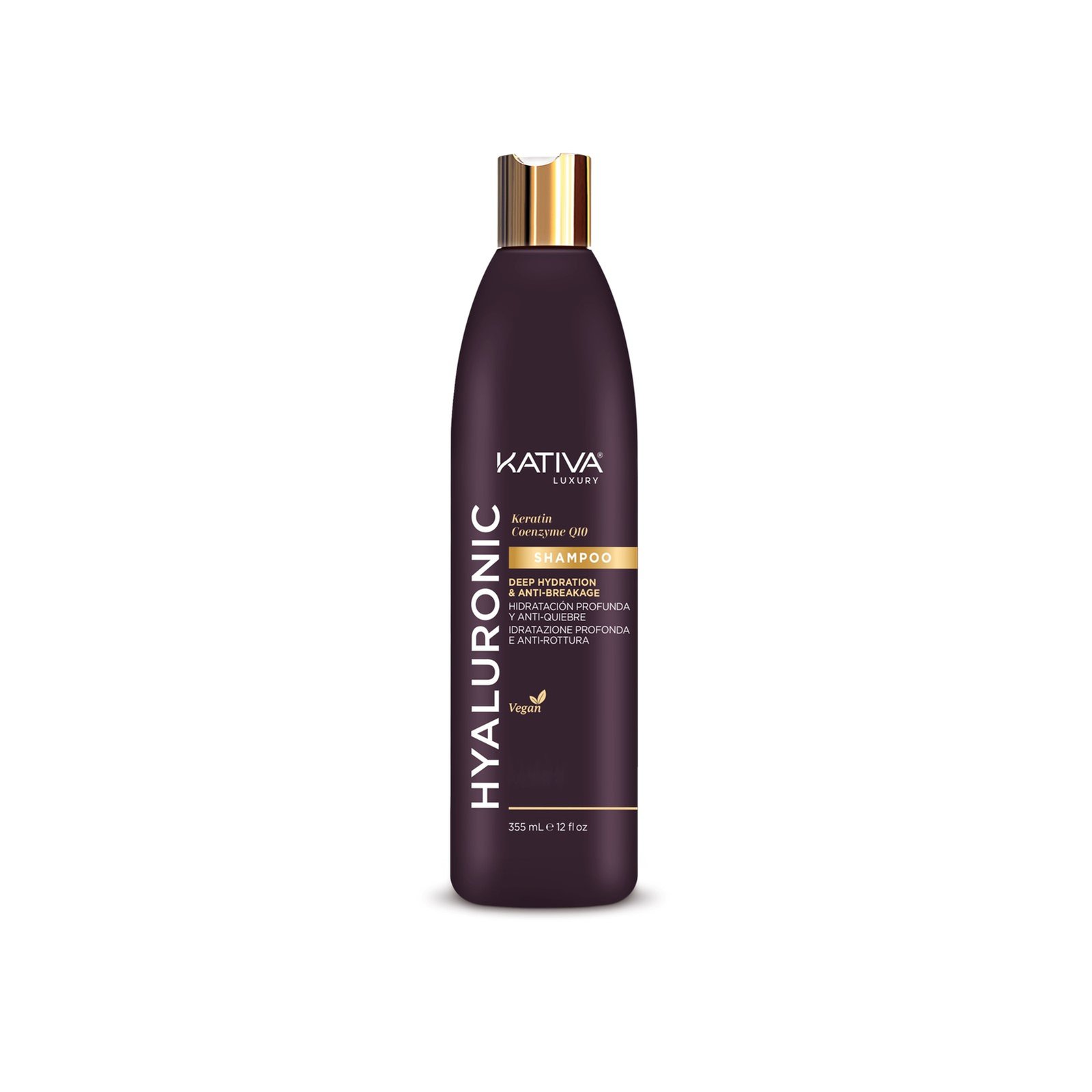 Kativa Luxury Hyaluronic Deep Hydration & Anti-Breakage Shampoo