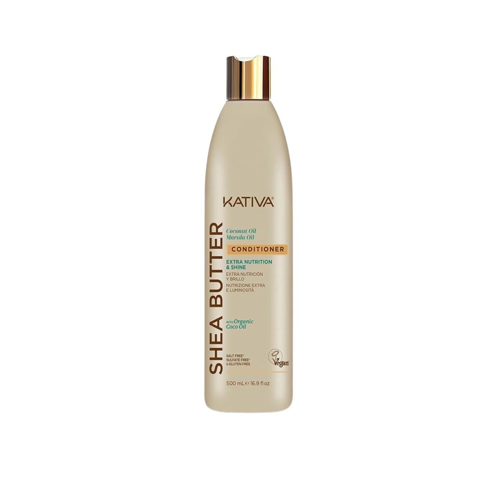 Kativa Shea Butter Acondicionador Extra Nutrición y Brillo 500ml