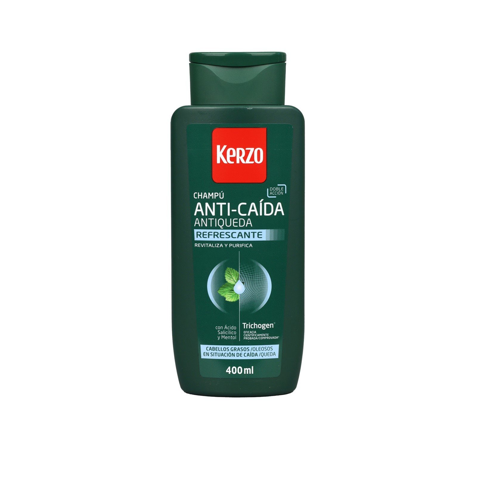Kerzo Shampoo Antiqueda Refrescante 400ml
