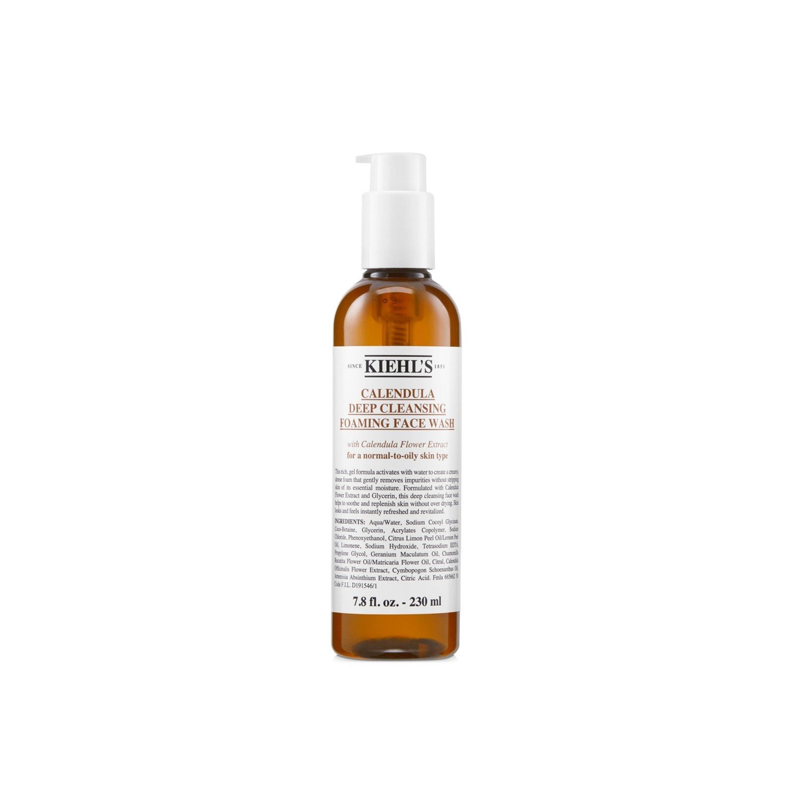 Kiehl's Calendula Deep Cleansing Foaming  Face Wash 230ml