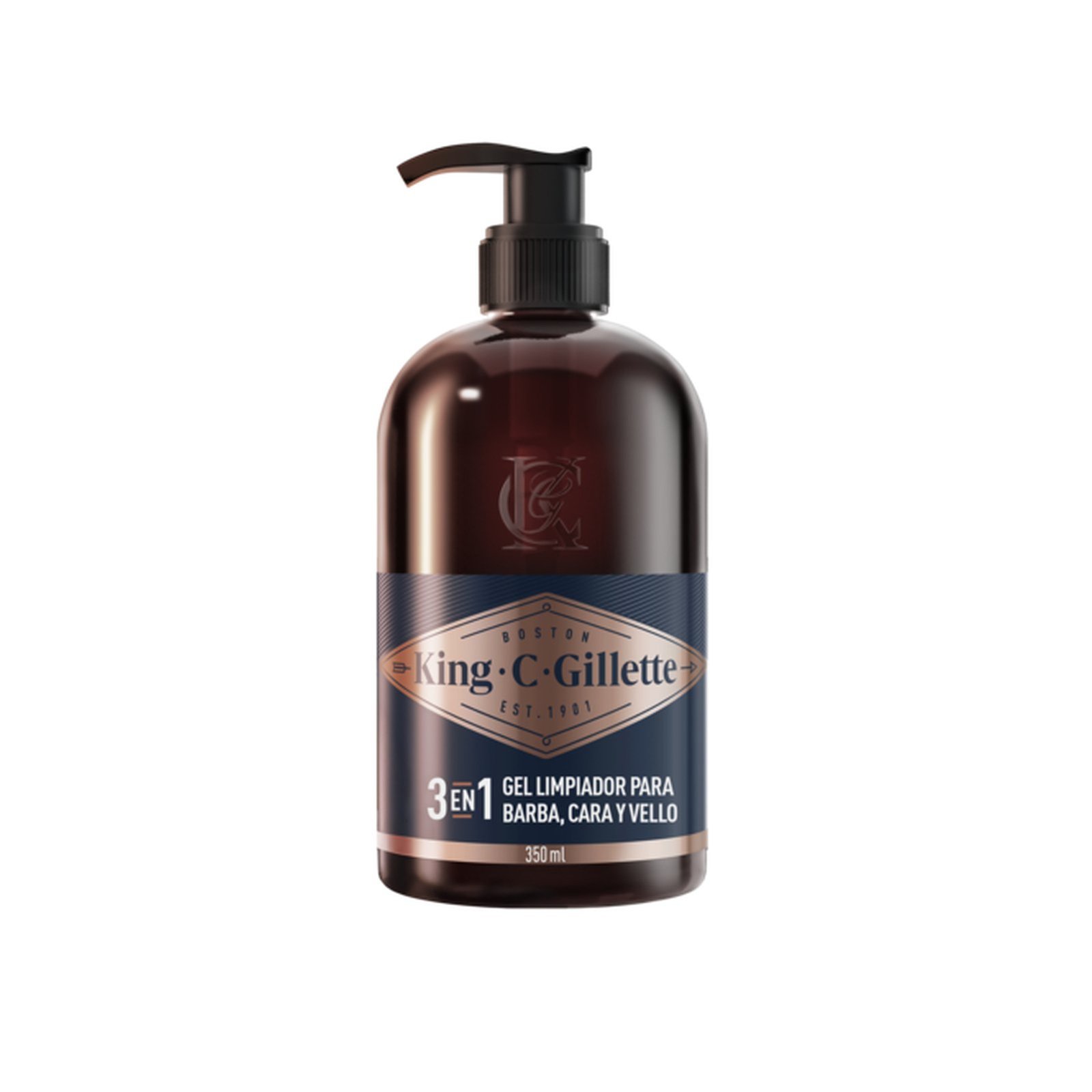 King C. Gillette Beard & Face Wash 350ml