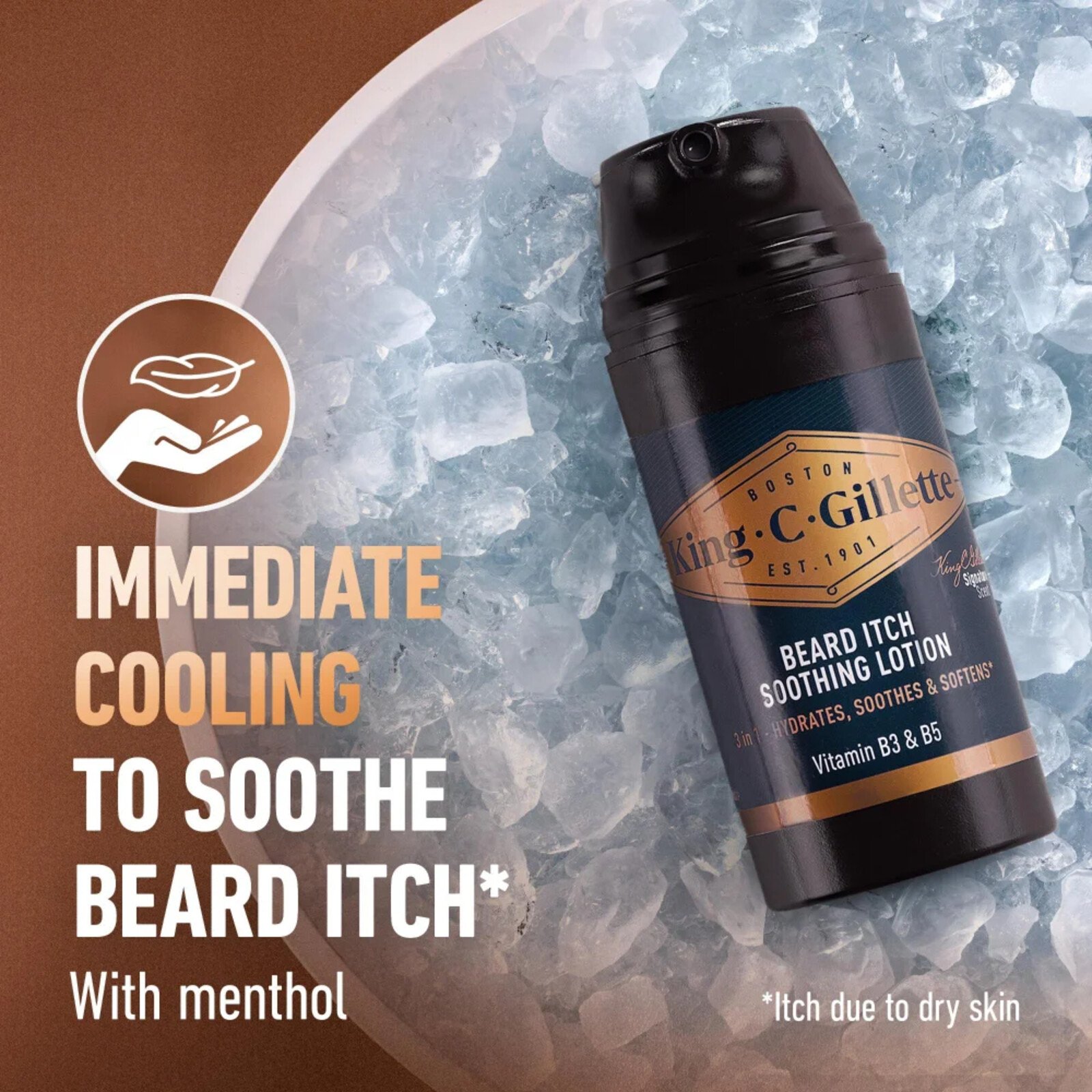 King C. Gillette Beard Itch Soothing Lotion 100ml (3.38floz)
