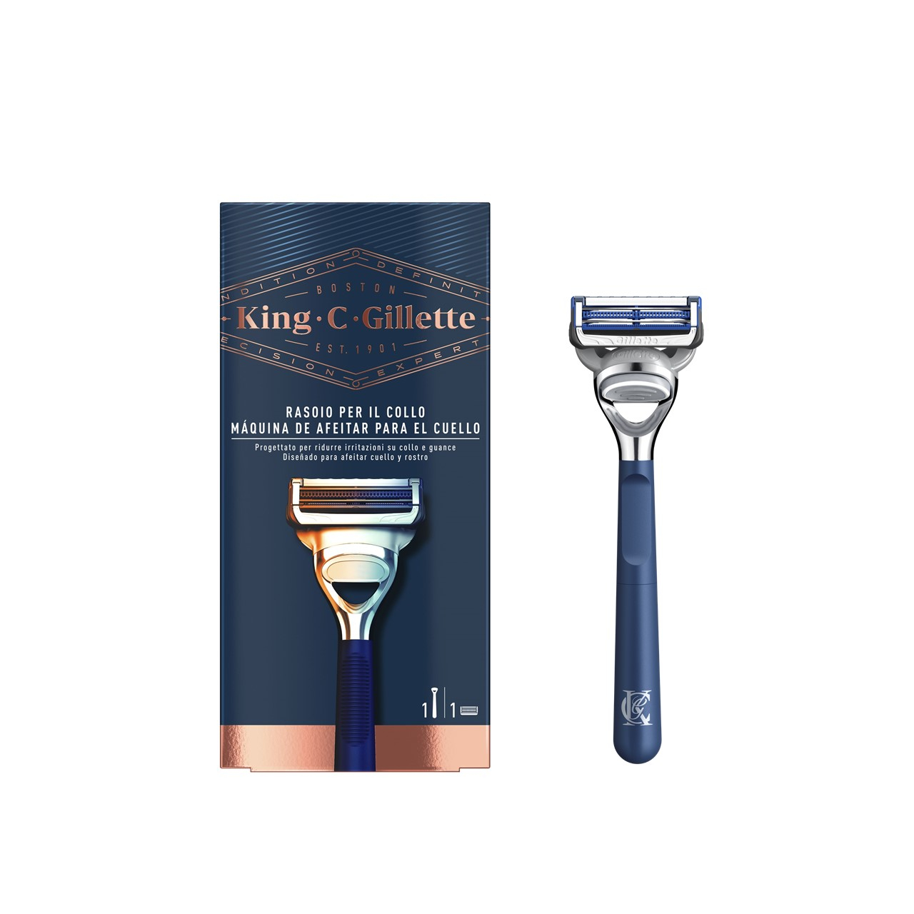 King C. Gillette Neck Razor
