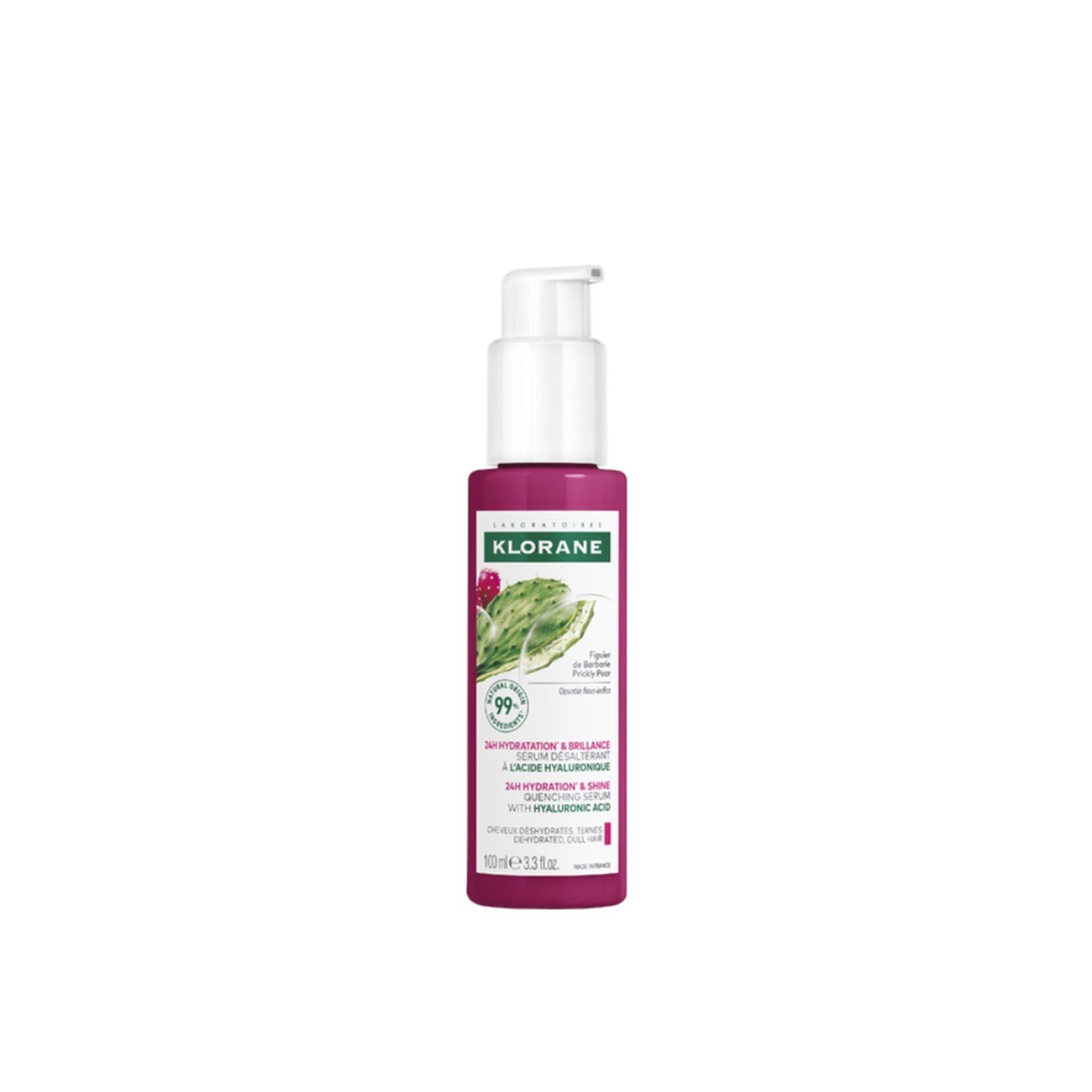 Klorane 72t Hydrerende & Glans Fuktgivende Serum Prickly Pear 100ml