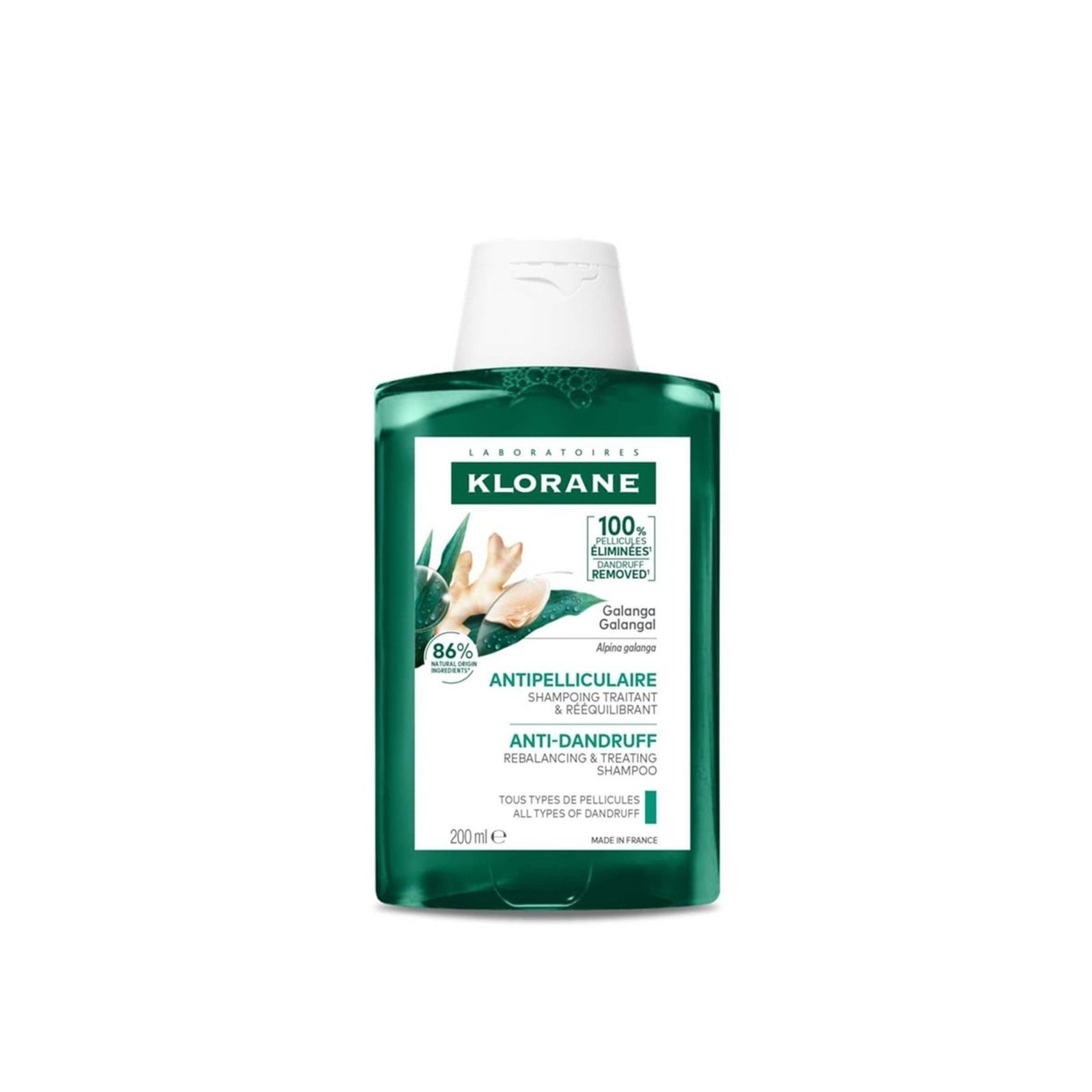 Klorane Anti-Dandruff Rebalancing Shampoo with Galangal