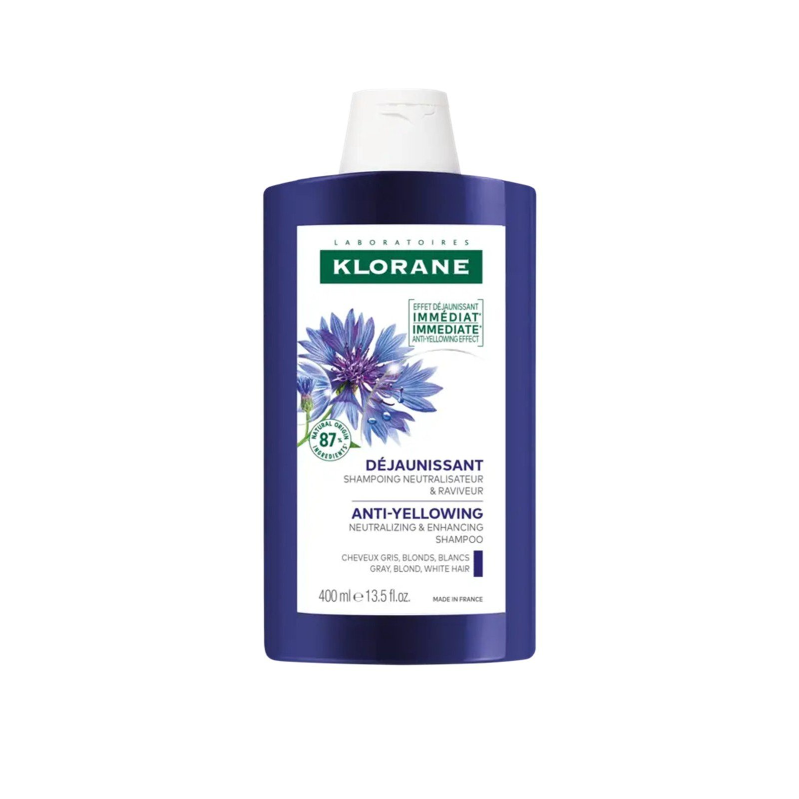 Klorane Anti-Yellowing Shampoo with Centaury