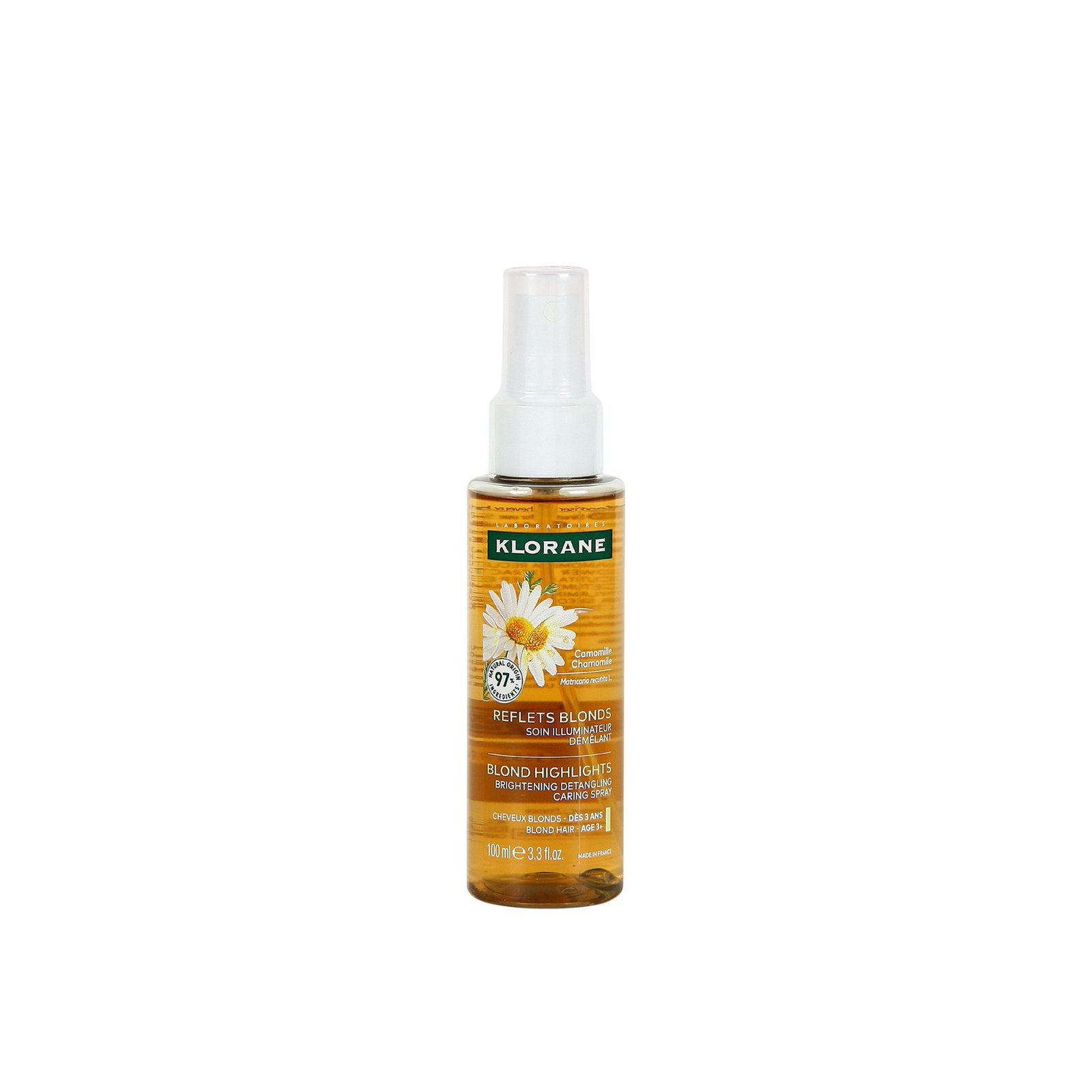 Klorane Blond Highlights Uppljusande Vårdande Reda ut-spray 100ml