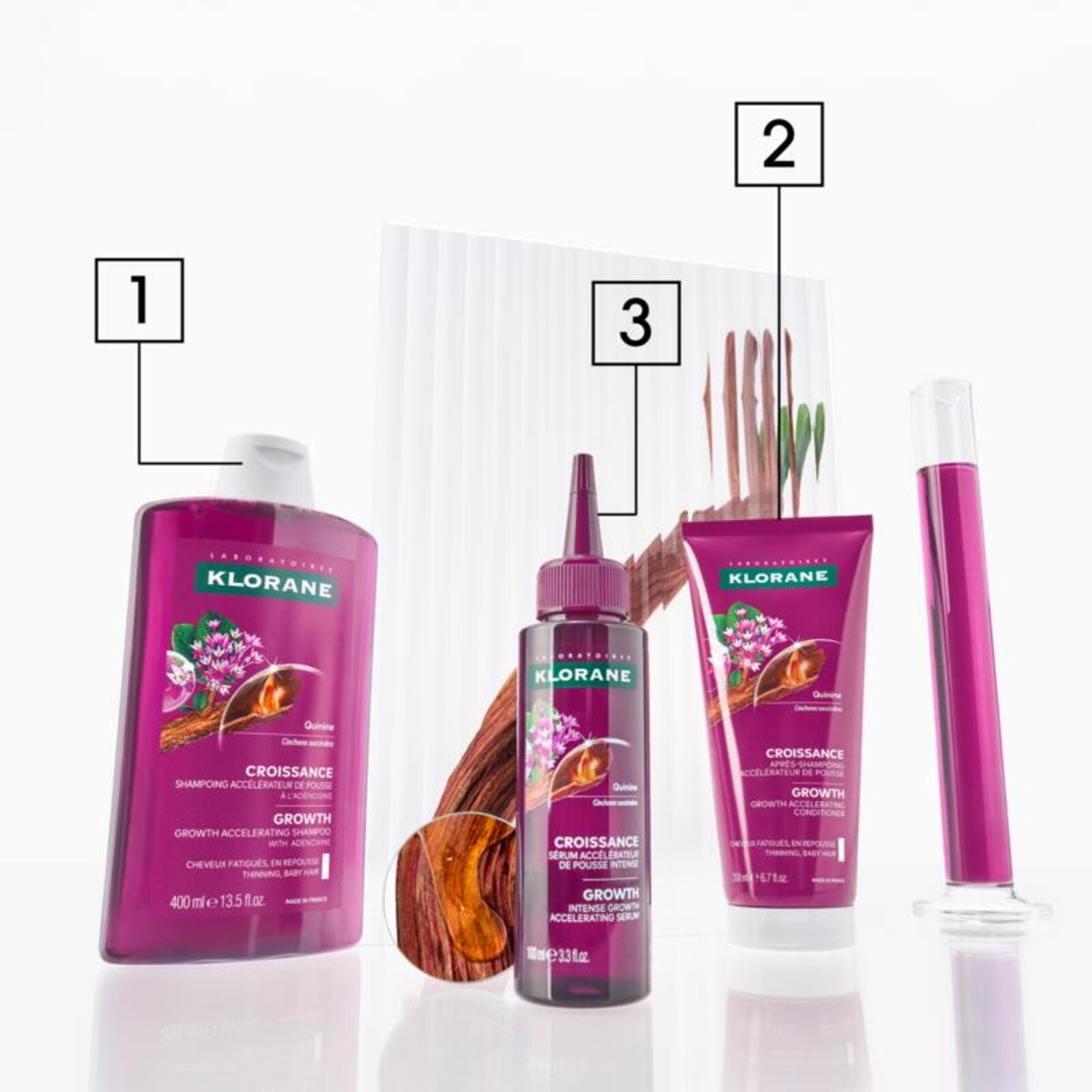 Klorane Growth Accelerating Shampoo 200ml