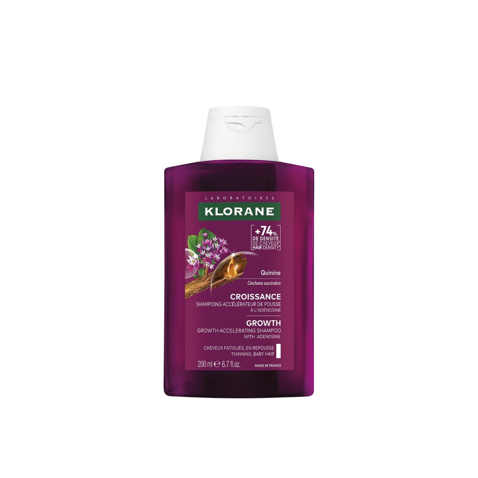 Klorane Growth Accelerating Shampoo 200ml