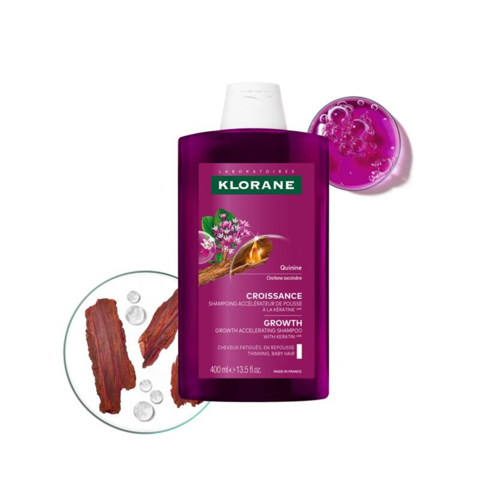 Klorane Champú Acelerador del Crecimiento 400ml