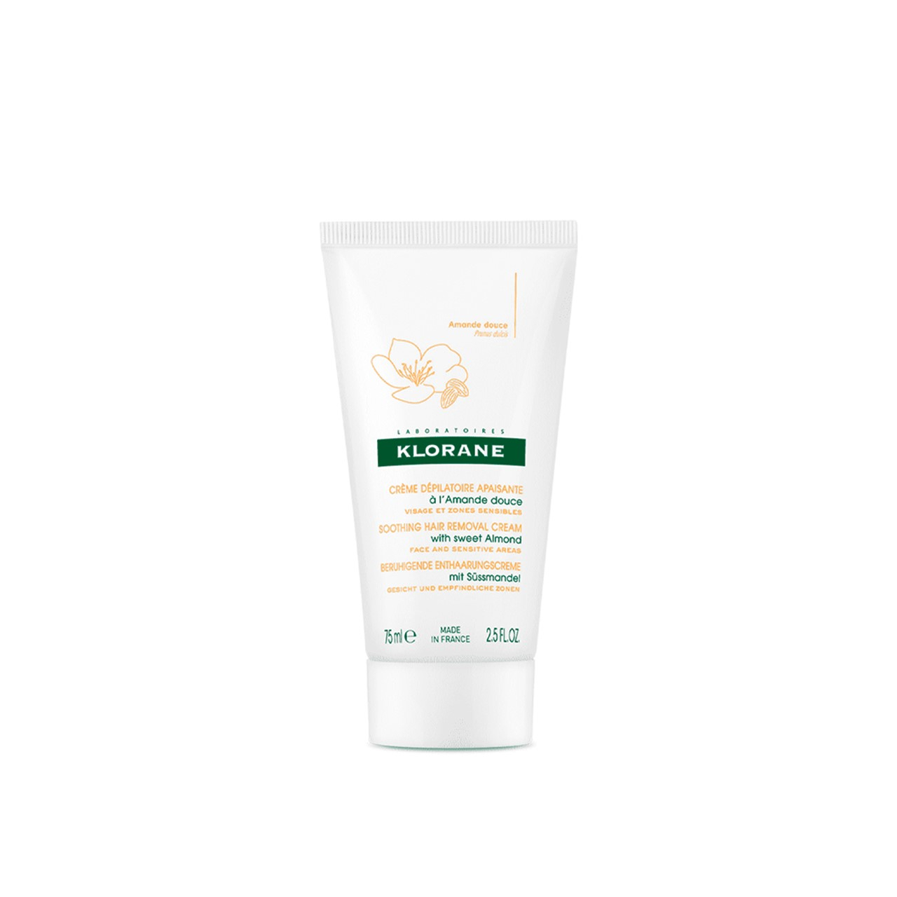 Klorane Hair Removal Cream with Sweet Almond 75ml