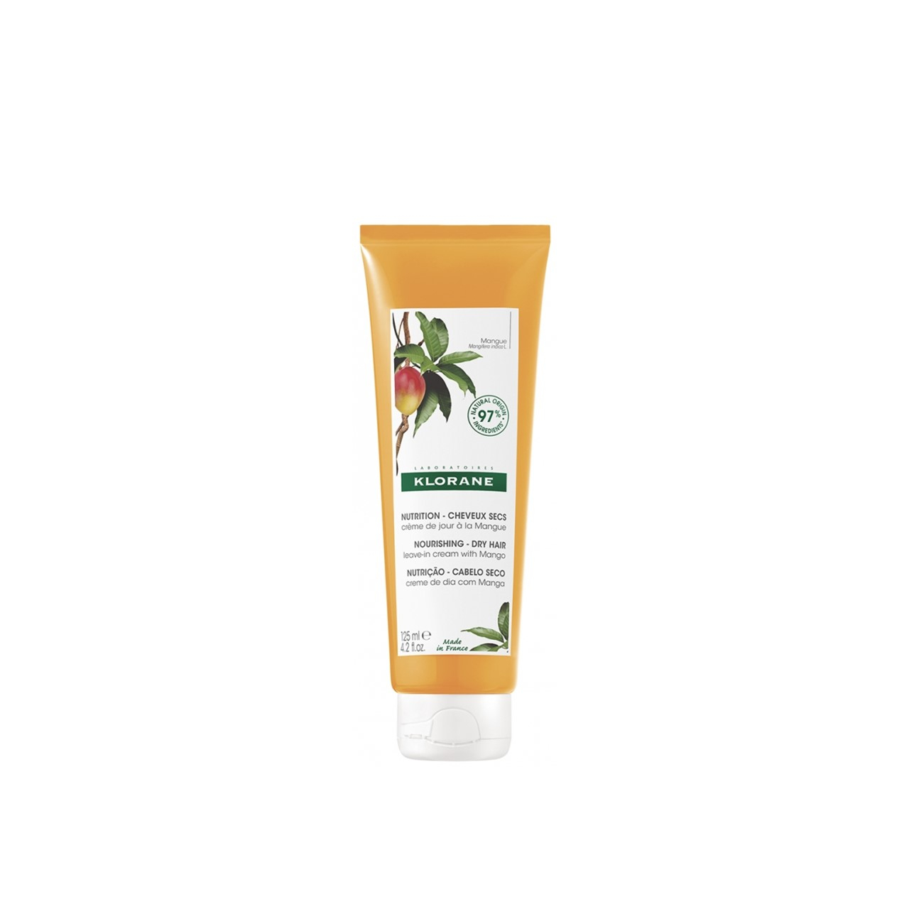 Klorane Nourishing Leave-In Cream with Mango Butter 125ml