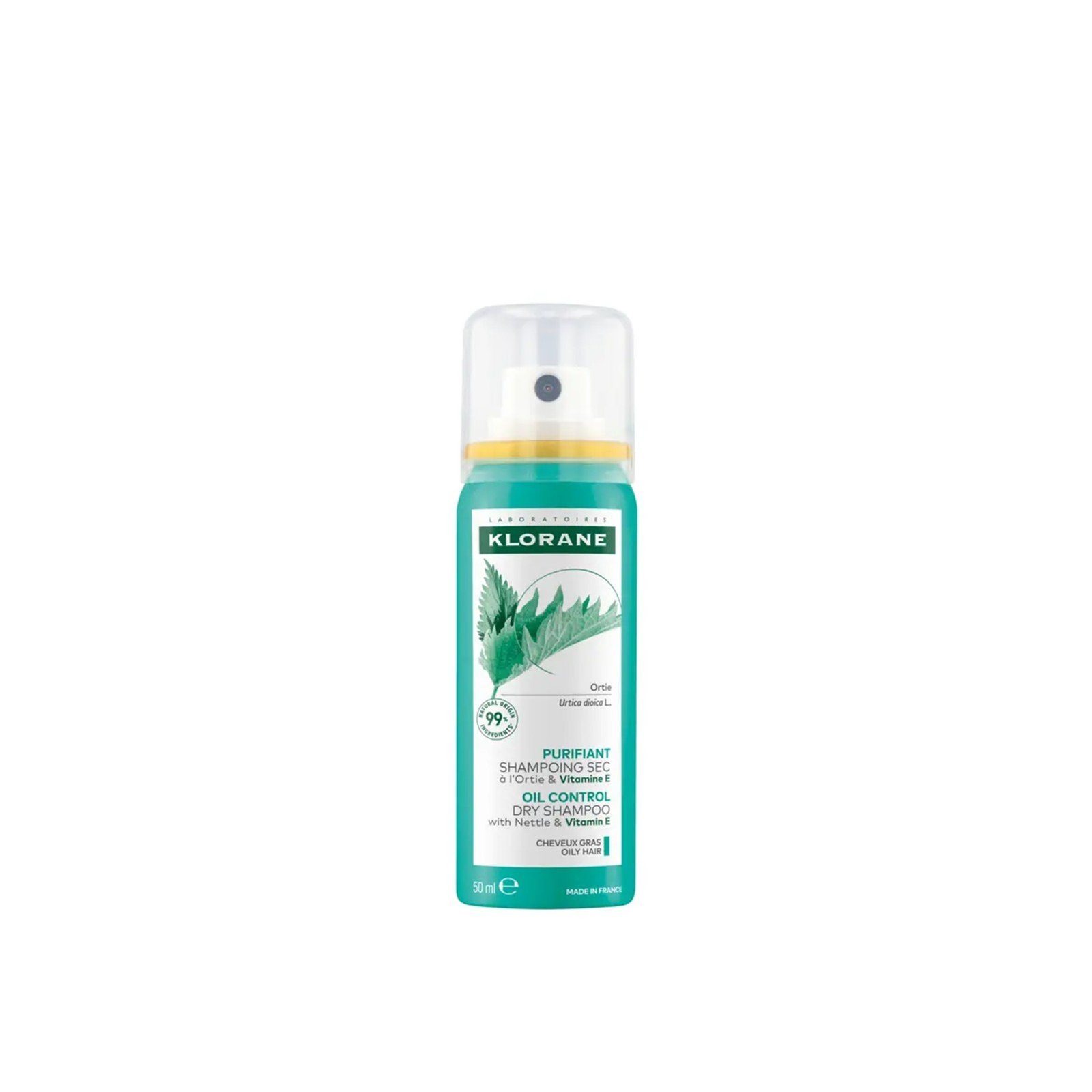 Klorane Oil Control Trockenshampoo mit Brennnessel 50ml