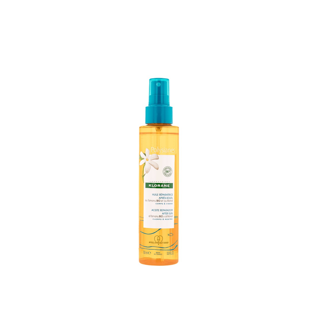 Klorane Polysianes After-Sun Repair Oil with Tamanu and Monoi 150ml