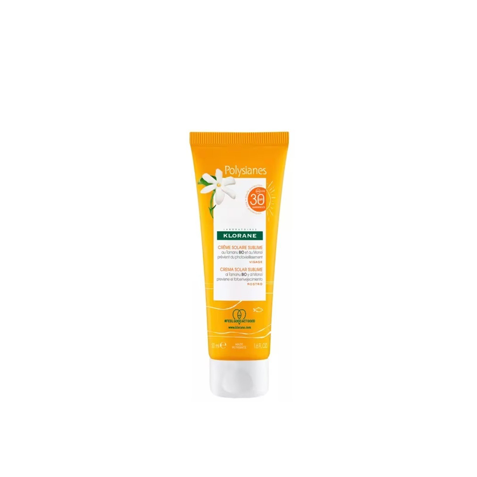 Klorane Polysianes Sublime Sun Cream SPF30 50ml