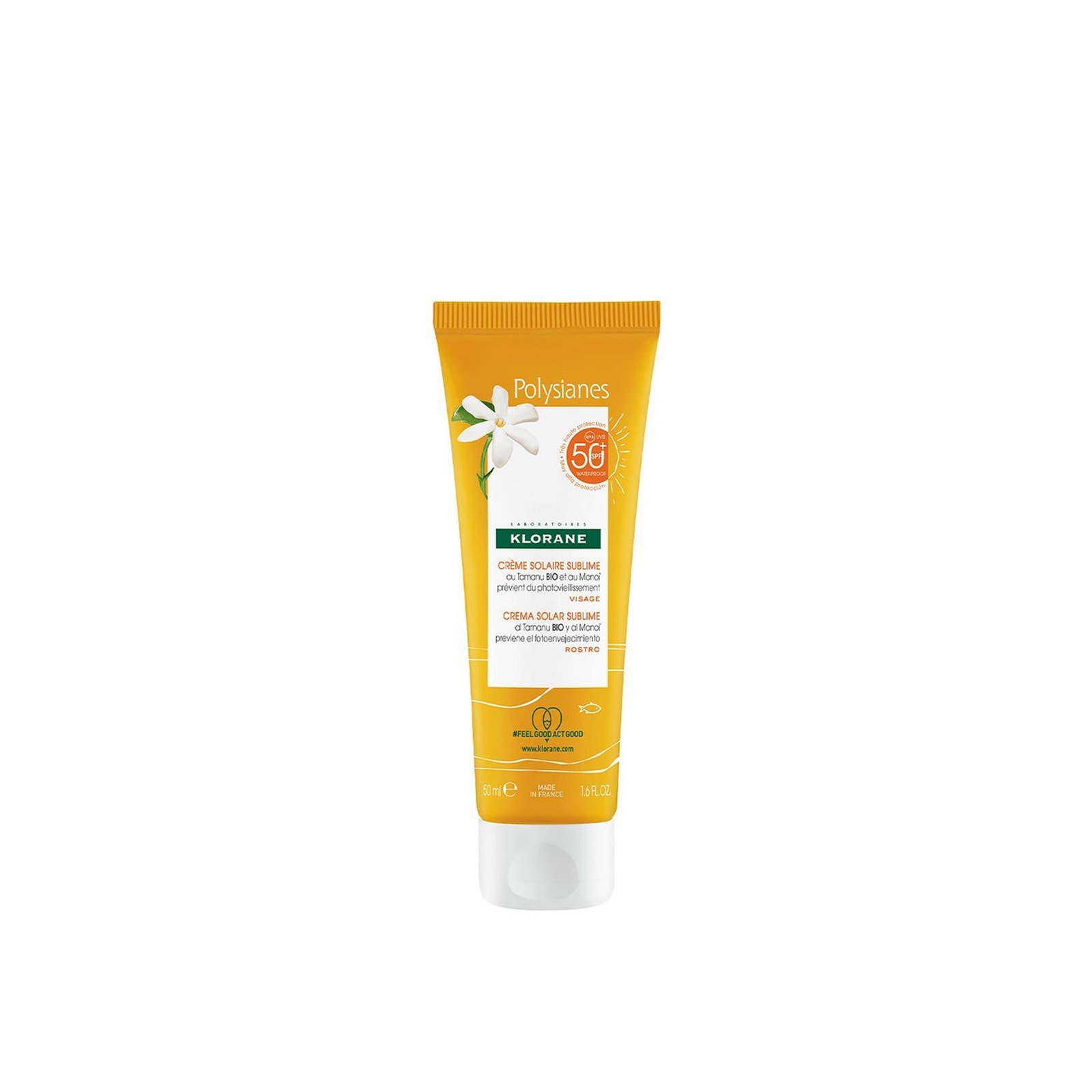 Klorane Polysianes Creme Solar Sublime SPF50+ 50ml