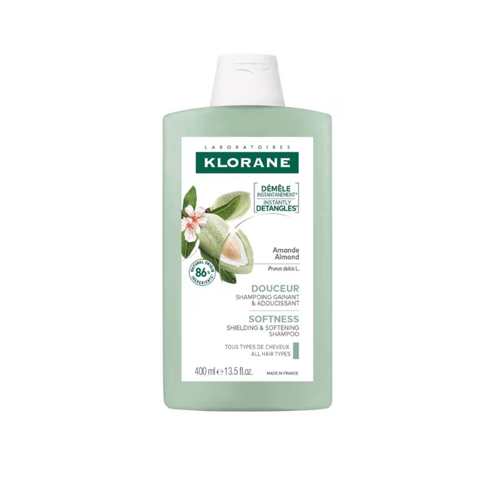 Klorane Softness Shielding & Softening Shampoo with Almond 400ml