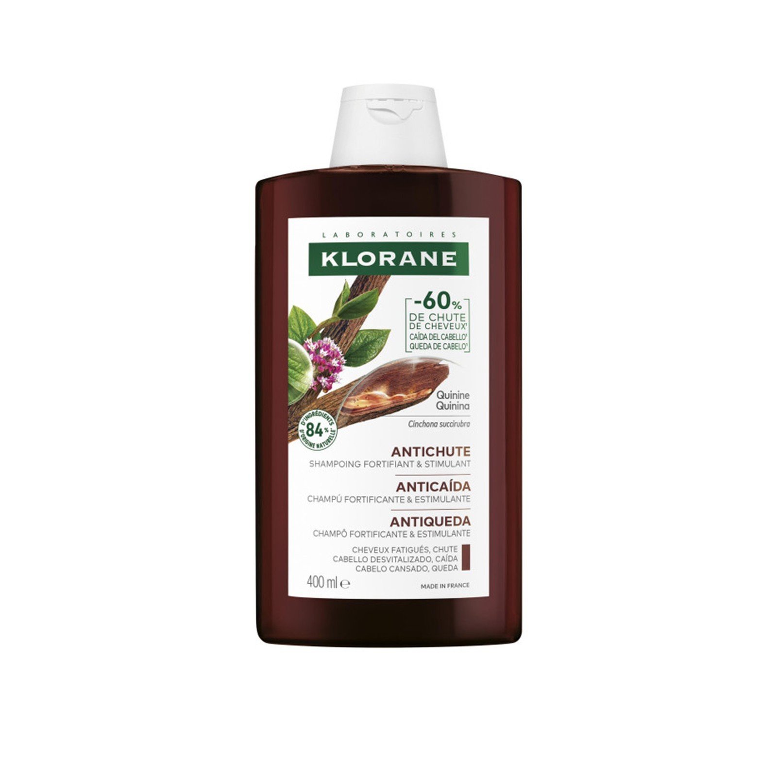 Klorane Champú Fortificante para la Caída del Cabello y Cabello Fino