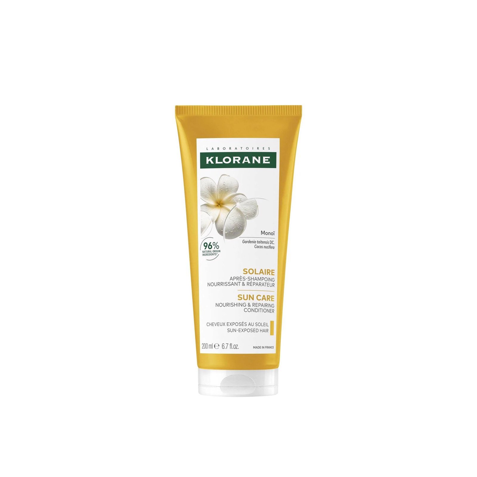 Klorane Sun Care Nourishing & Repairing Conditioner with Tamanu & Monoi 200ml