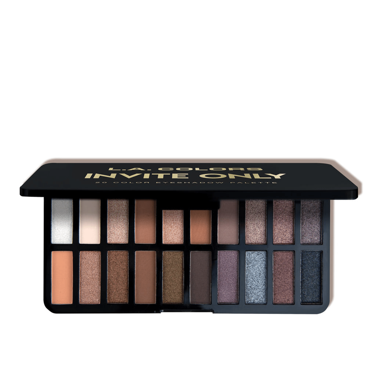 L.A. Colors 20 Color Eyeshadow Palette CBES457 Invite Only 22g (0.78 oz)