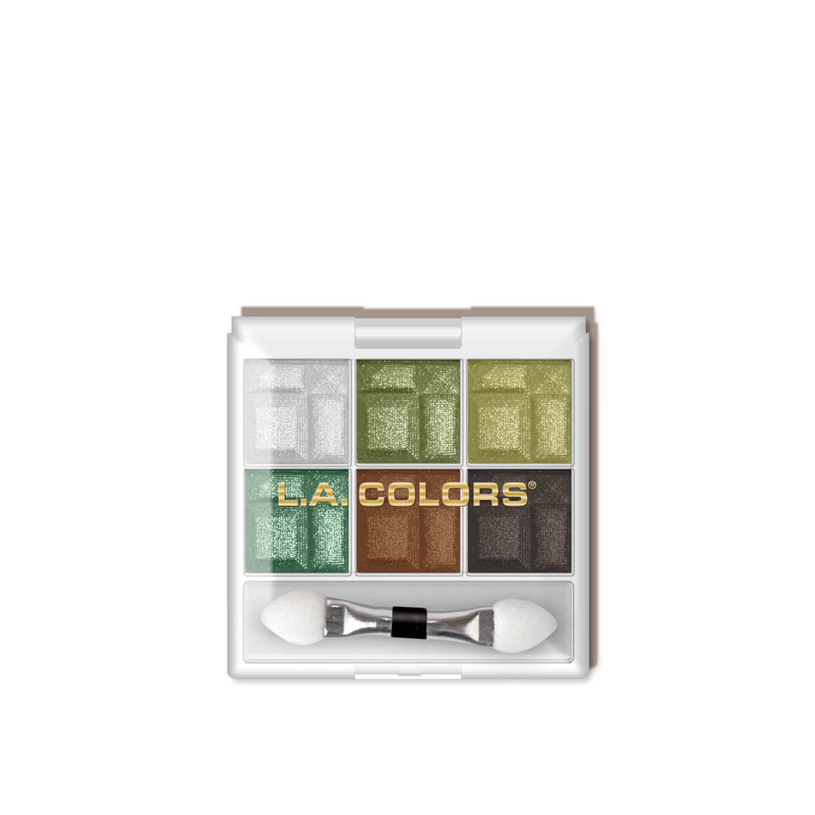 L.A. Colors 6 Color Eyeshadow Palette CES462 Charming 4g