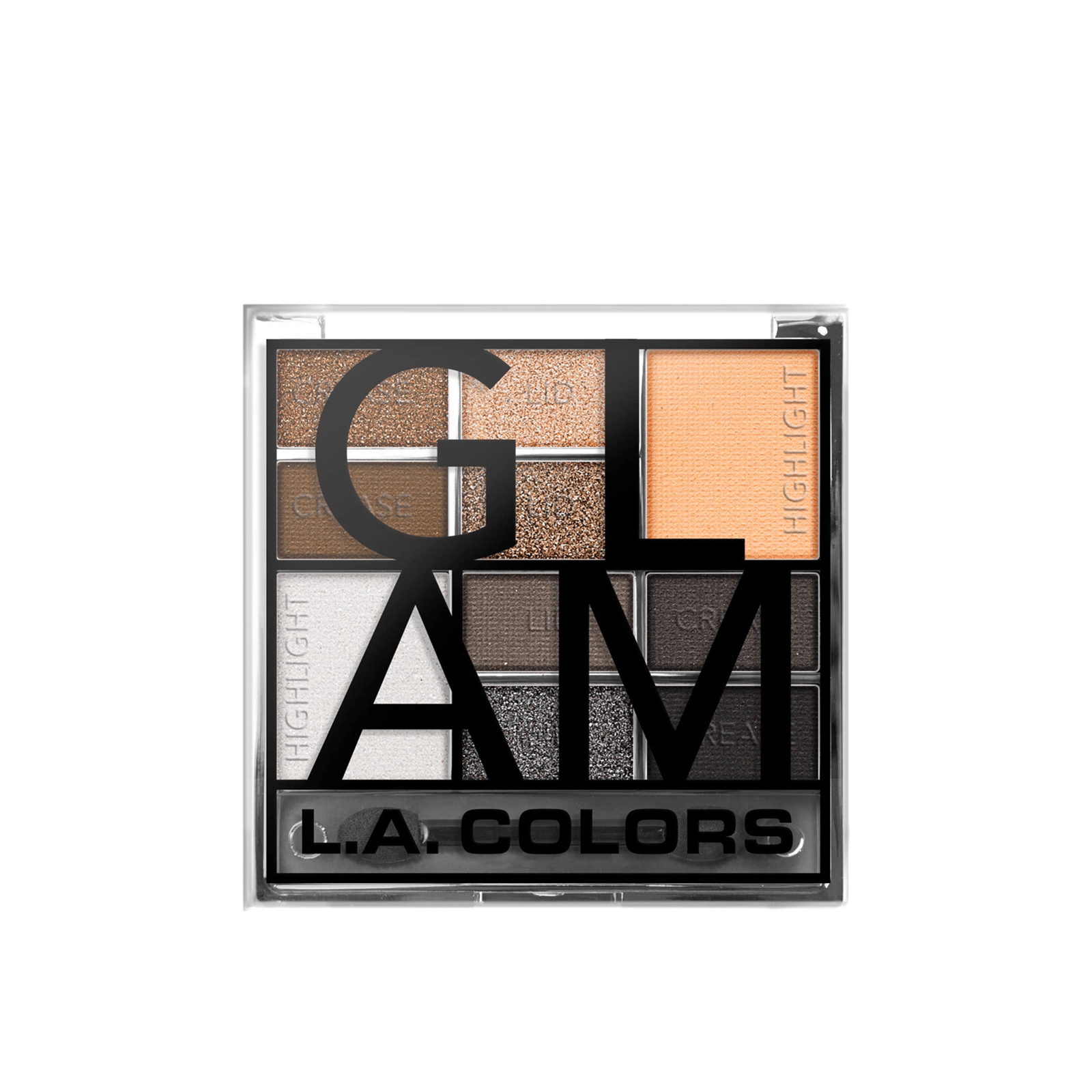 L.A. Colors لون Block باليت ظلال العيون CES137A بارد Glam 16g