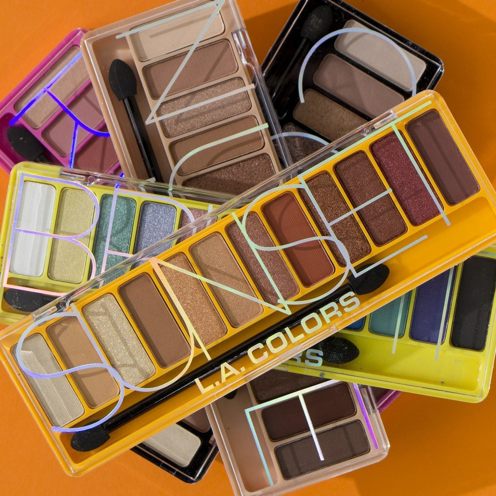 L.A. Colors Color Vibe Eyeshadow Palette CES788 Rose