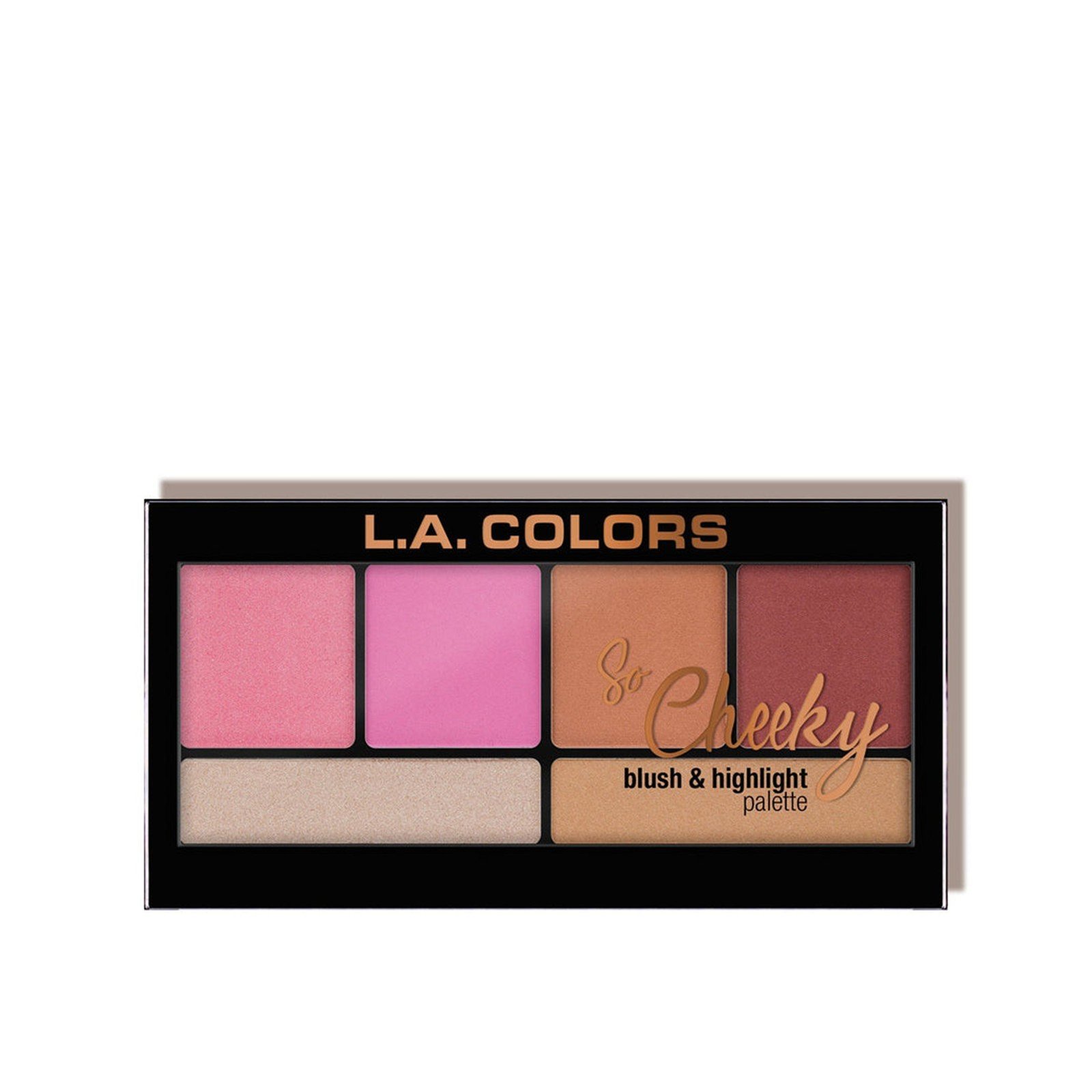 L.A. Colors So Cheeky Paleta de Blush e Iluminador