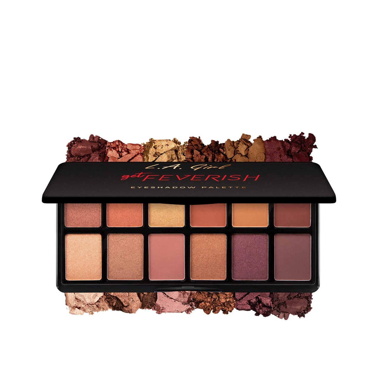L.A. Girl Fanatic Eyeshadow Palette Get Feverish 12x1g