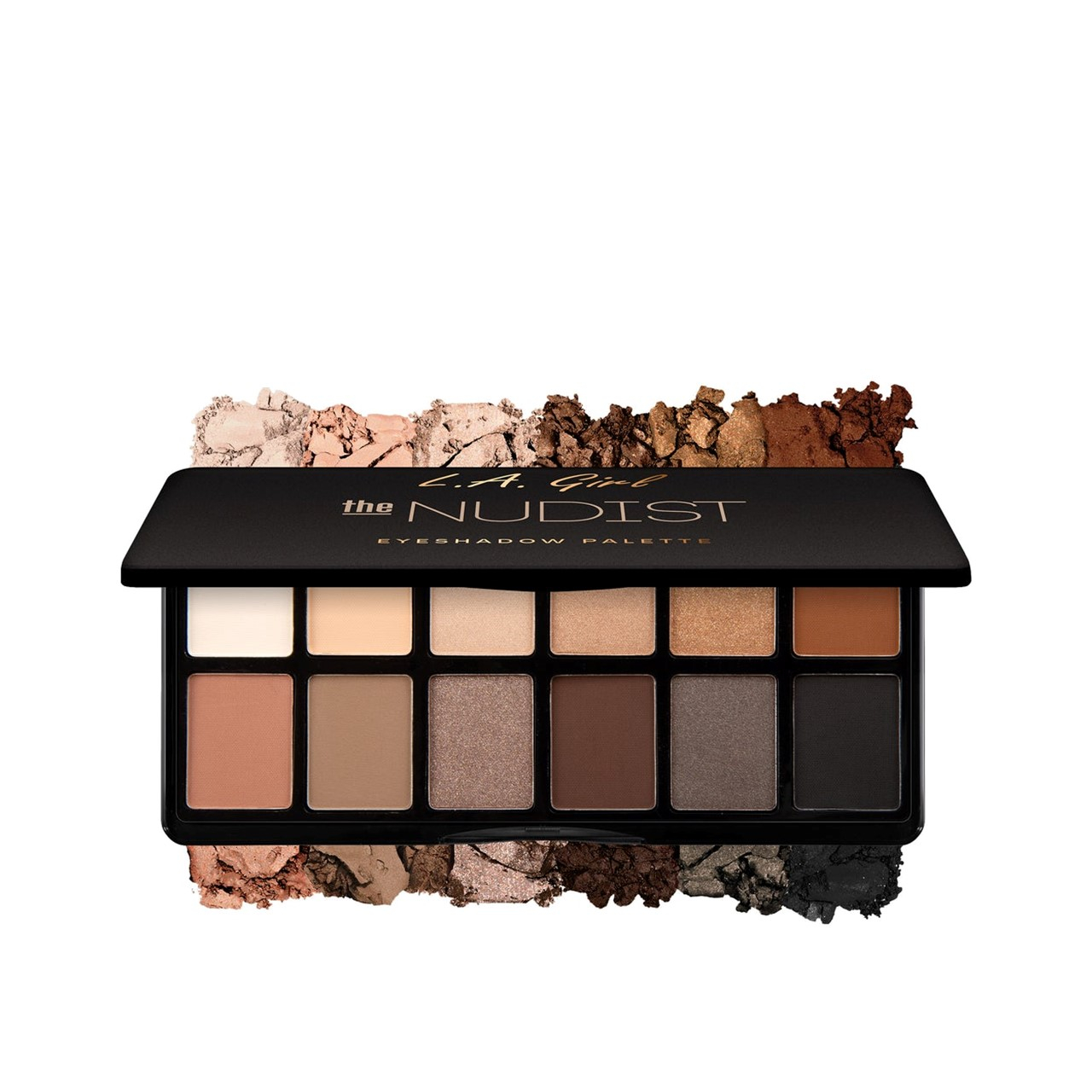 L.A. Girl Fanatic Eyeshadow Palette the Nudist 12x1g (12x0.035oz)