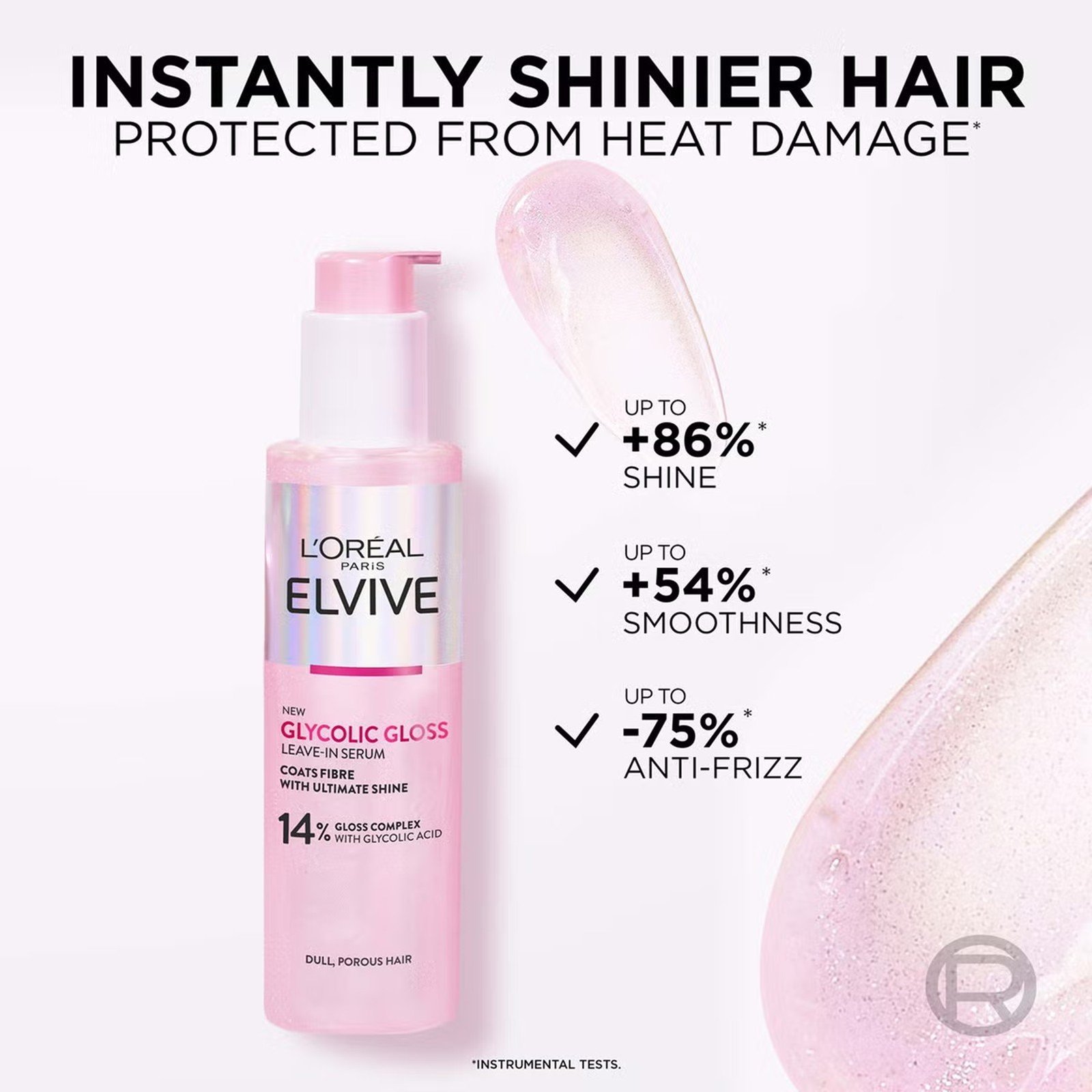 L'Oréal Paris Elvive Glycolic Gloss Leave-In Serum 150ml