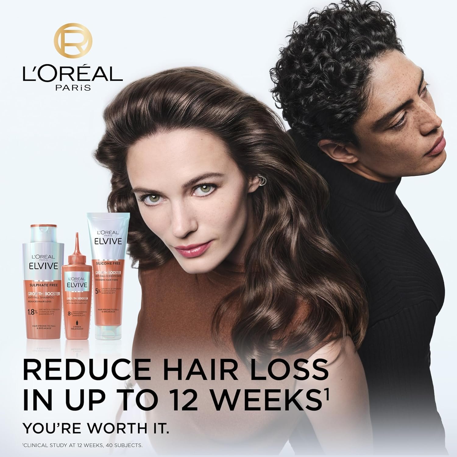 L'Oréal Paris Elvive Growth Booster Champú Anticaída 200ml (6.76floz)