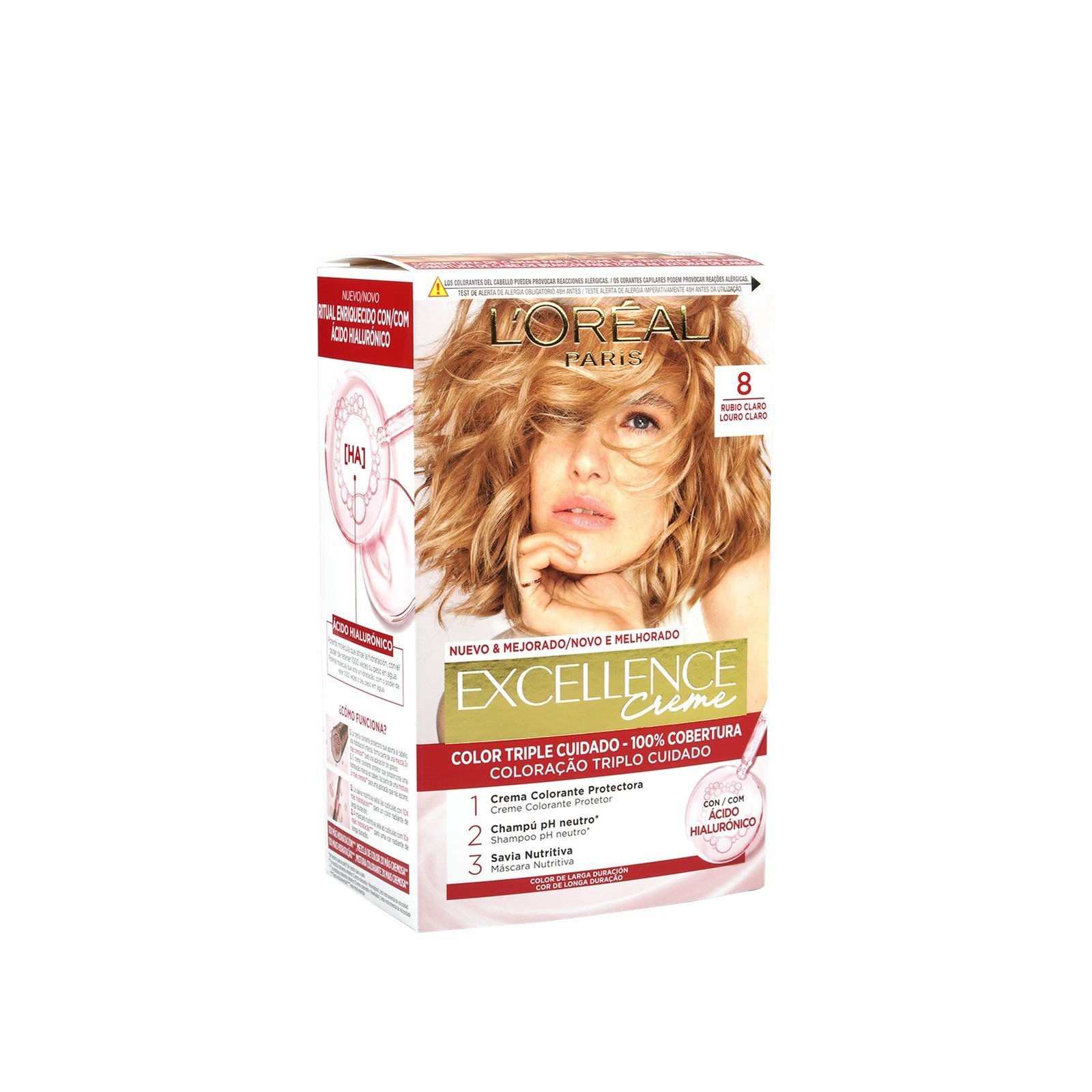 L'Oréal Paris Excellence Crème Coloration 8 Natural Blonde