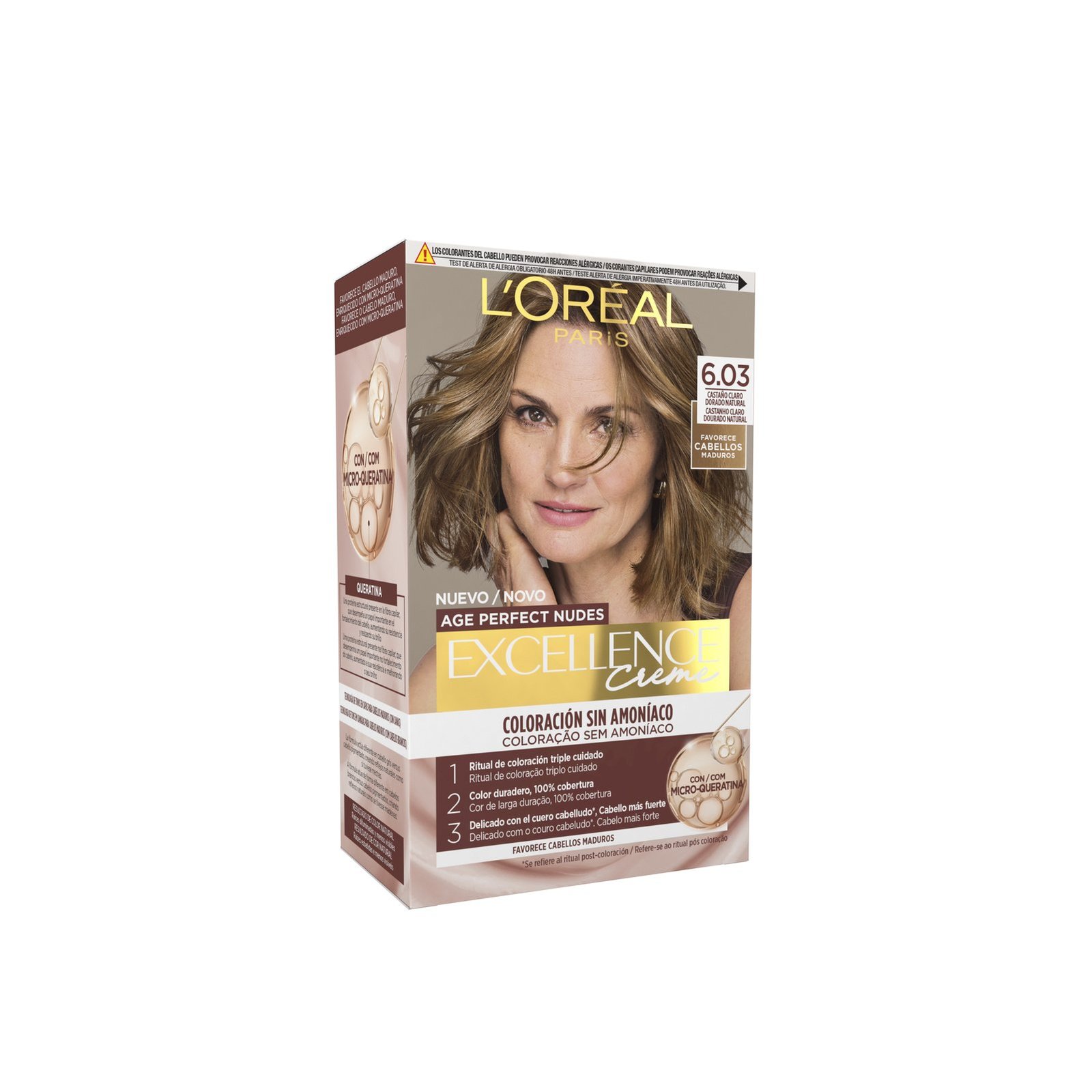 L'Oréal Paris Excellence Creme Age Perfect Nudes Hair Dye