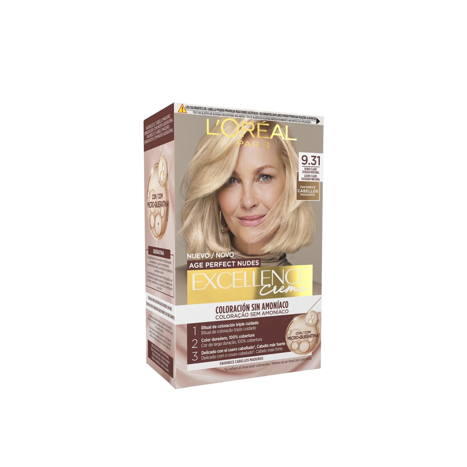 L'Oréal Paris Excellence Creme Age Perfect Nudes Hair Dye
