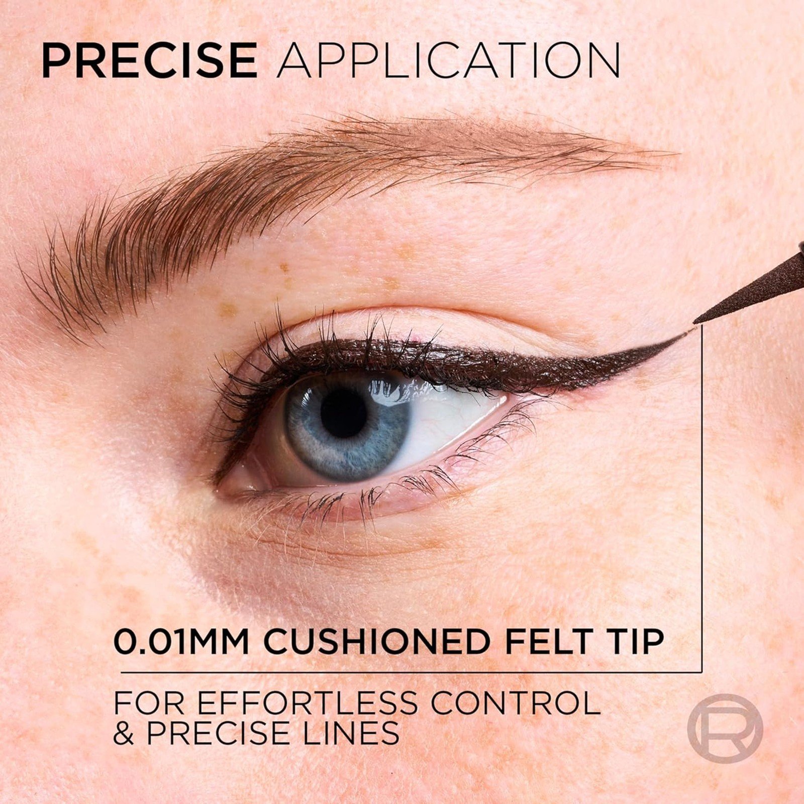 L'Oréal Paris Haute Precision Liquid Eyeliner 020 Brun Leather