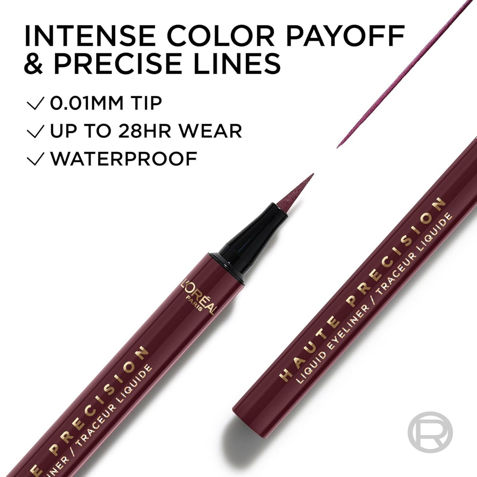 L'Oréal Paris Haute Precision Liquid Eyeliner 050 Bordeaux Cashmere