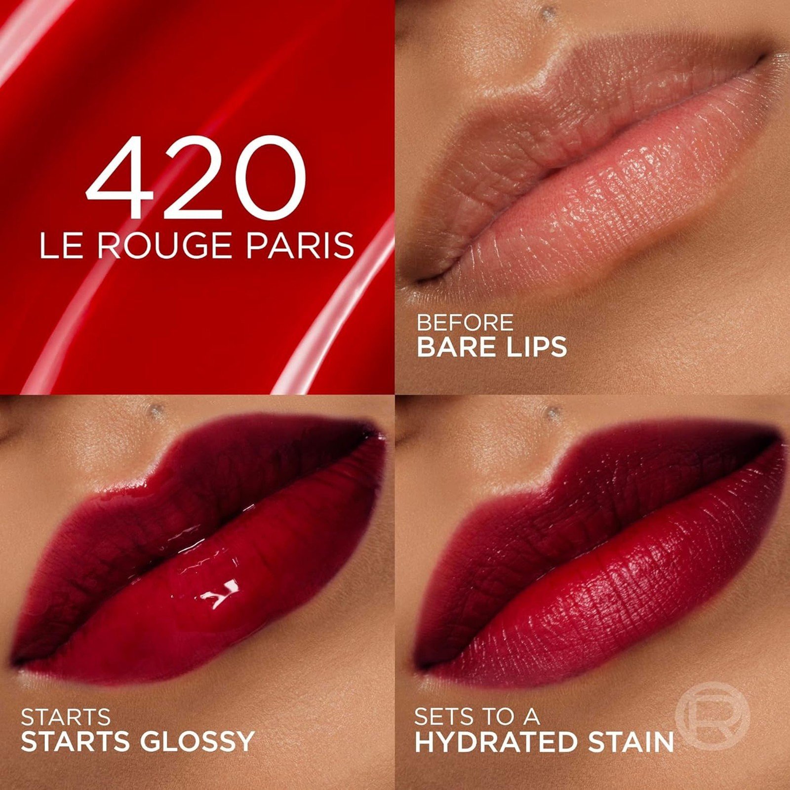 L'Oréal Paris Hyaluron Tint Lip Stain Serum 420 Le Rouge Paris 5ml