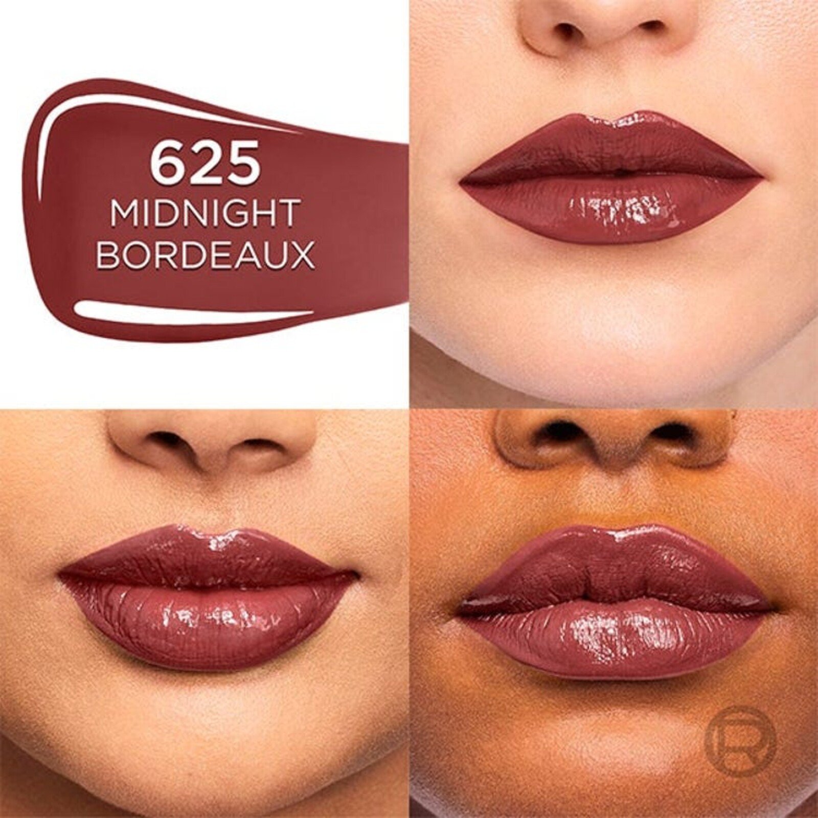 L'Oréal Paris Infallible Laque Resistance Rouge à Lèvres Liquide 625 Midnight Bordeaux 4.3ml