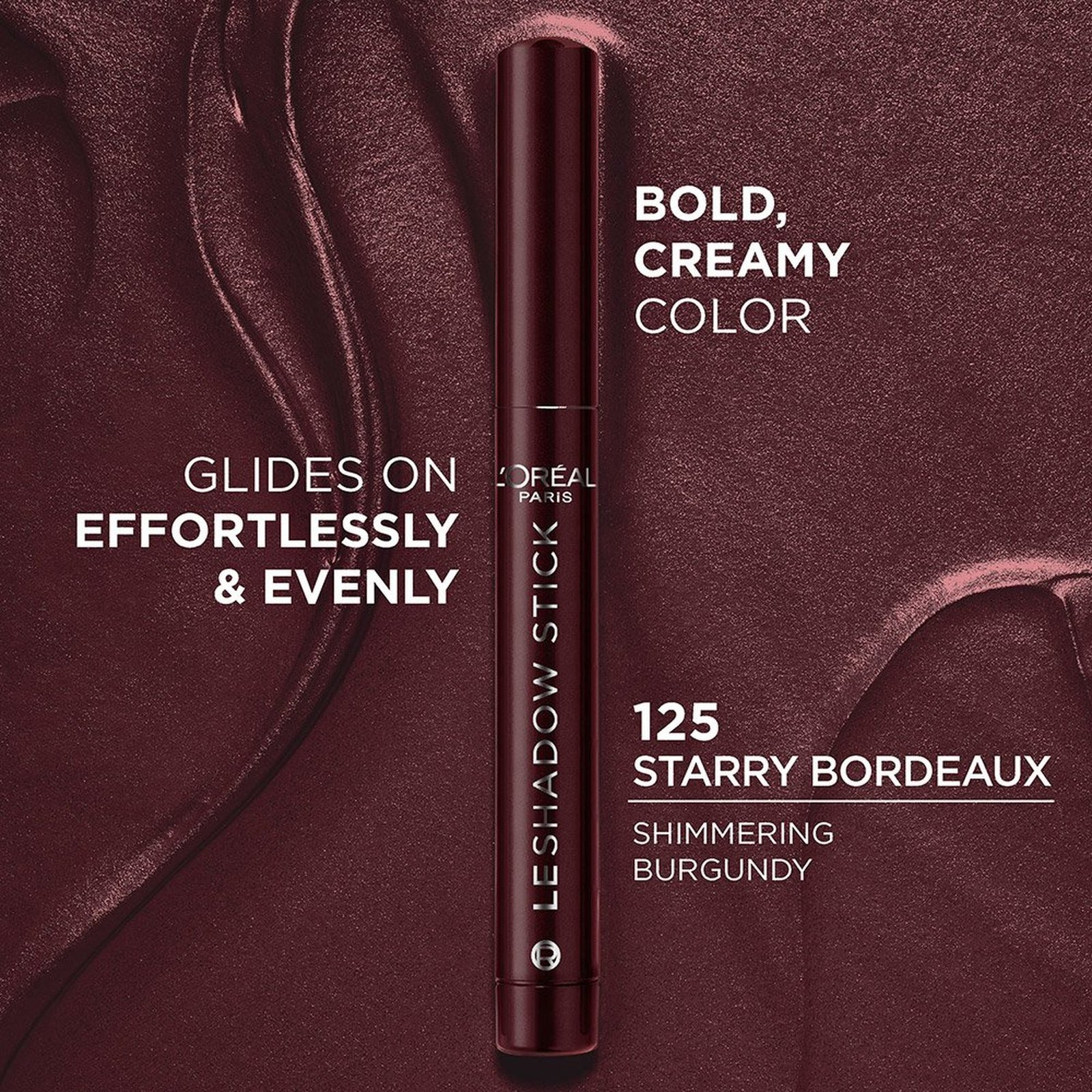 L'Oréal Paris Le Shadow Stick 125 Starry Bordeaux 1.4g