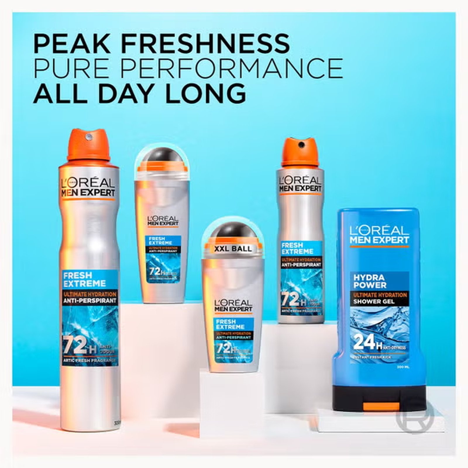 L'Oréal Paris Men Expert Fresh Extreme 72h Anti-Perspirant Roll-On 50ml