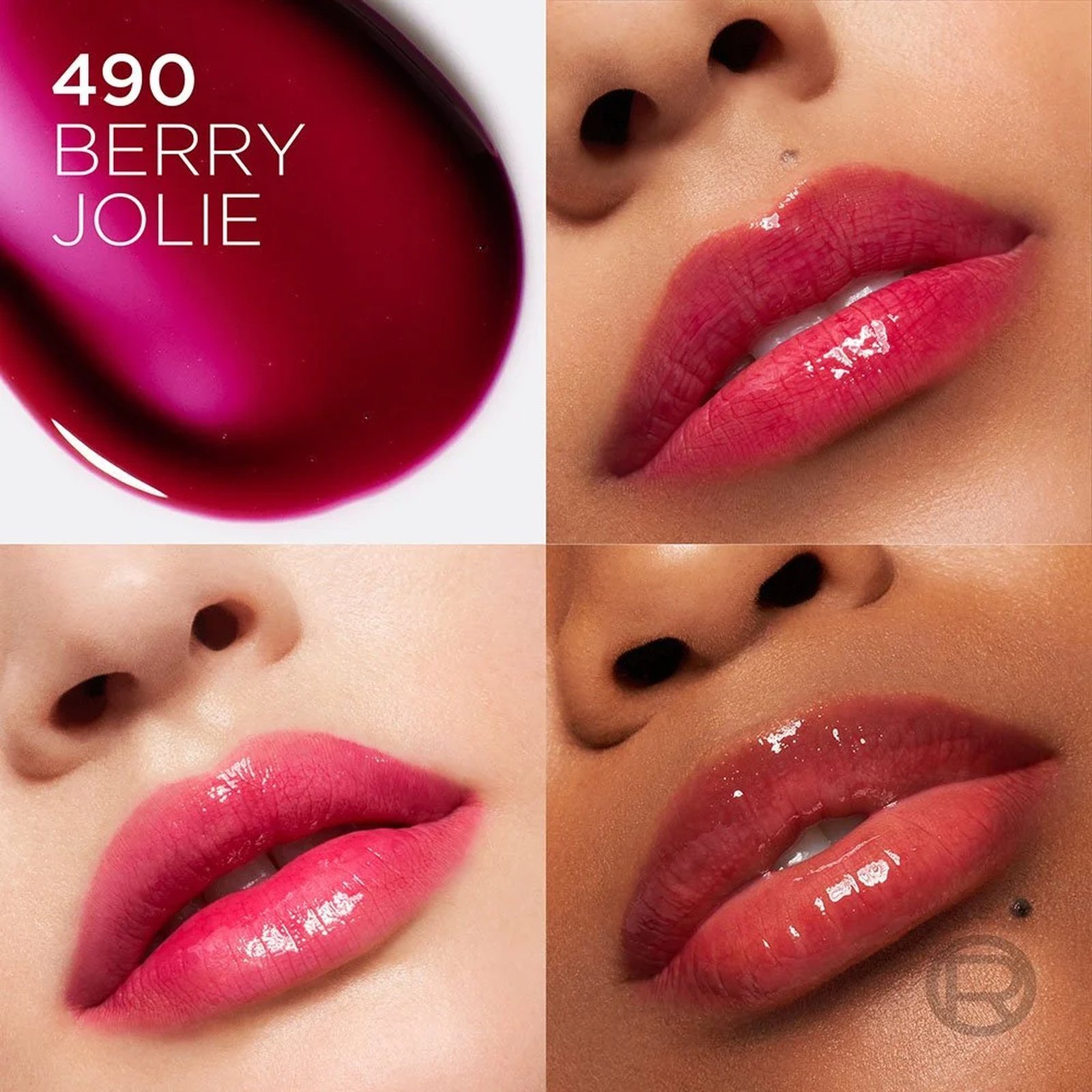 L'Oréal Paris Plump Ambition Hyaluron Lip Oil 490 Berry Jolie 5ml (0.17floz)