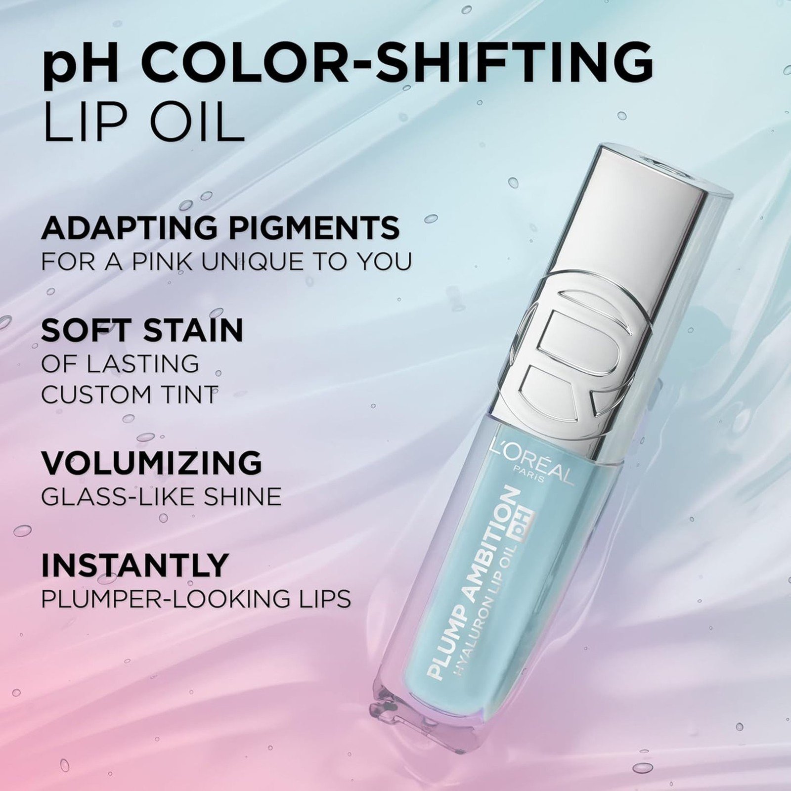 L'Oréal Paris Plump Ambition Hyaluron Lip Oil pH 116 Berry Noir 5ml