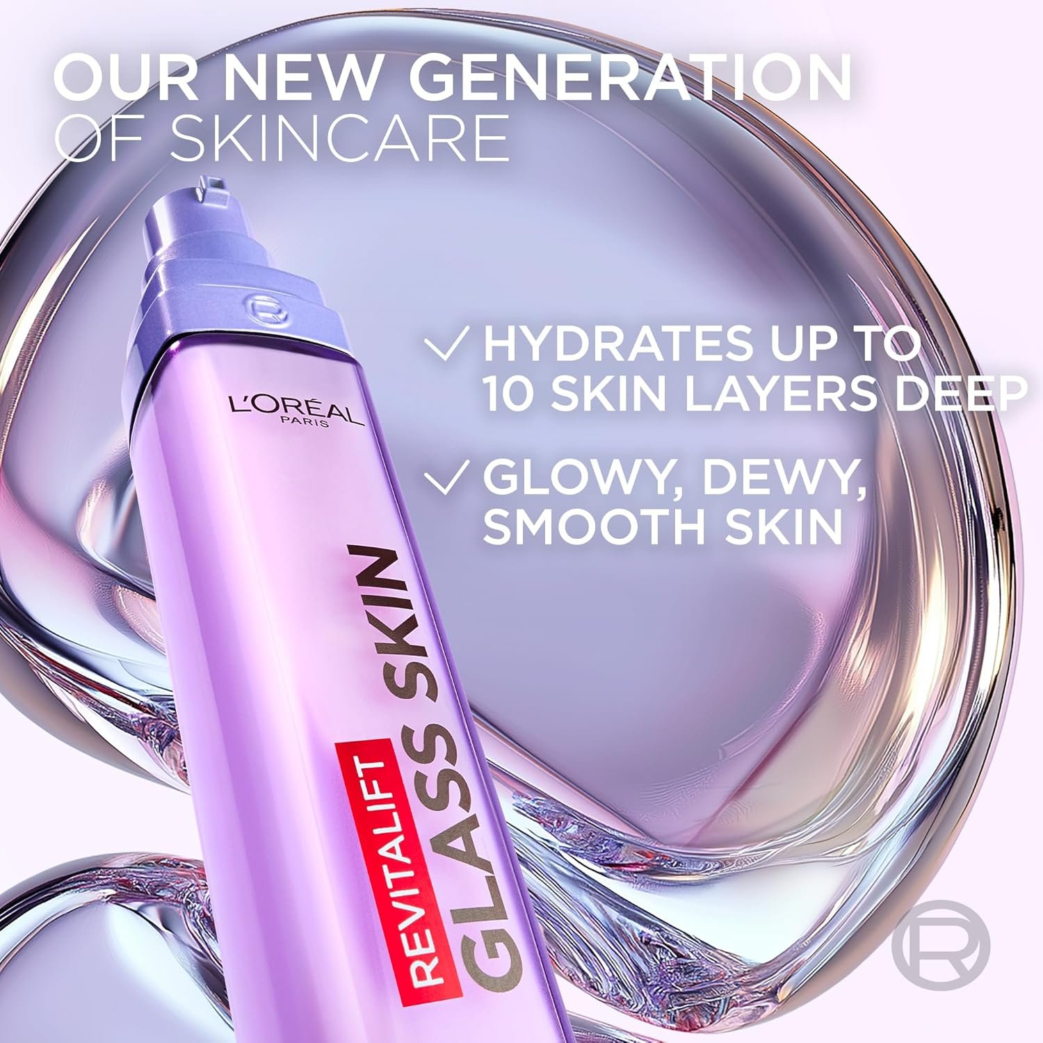 L'Oréal Paris Revitalift Filler Crema Líquida Glass Skin 50ml