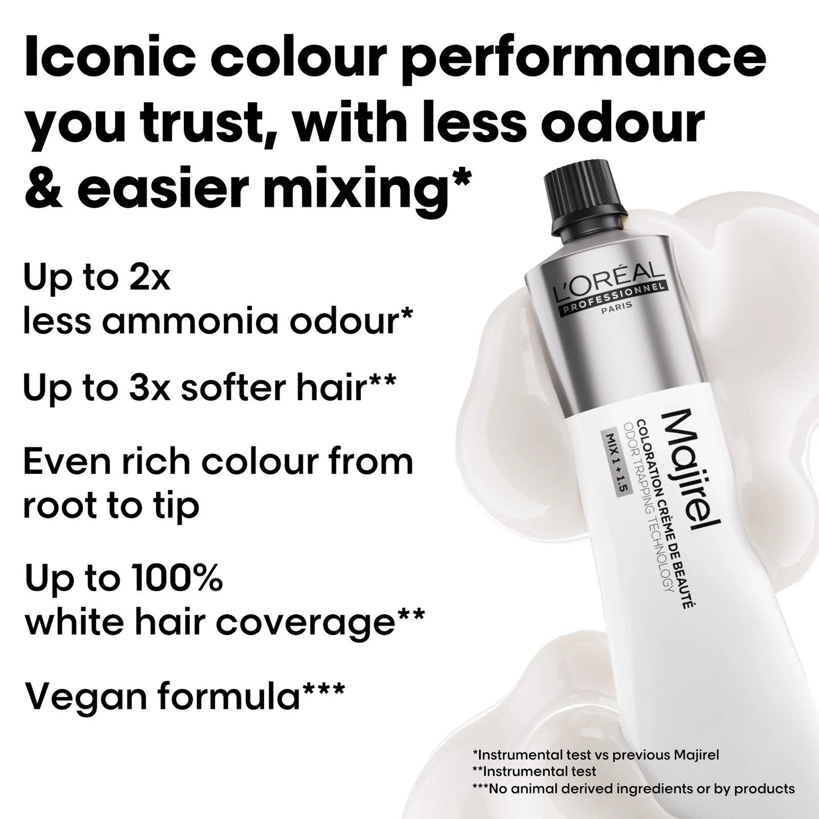 L'Oréal Professionnel Majirel Permanent Hair Dye 4.15 Ash Mahogany Brown 60ml