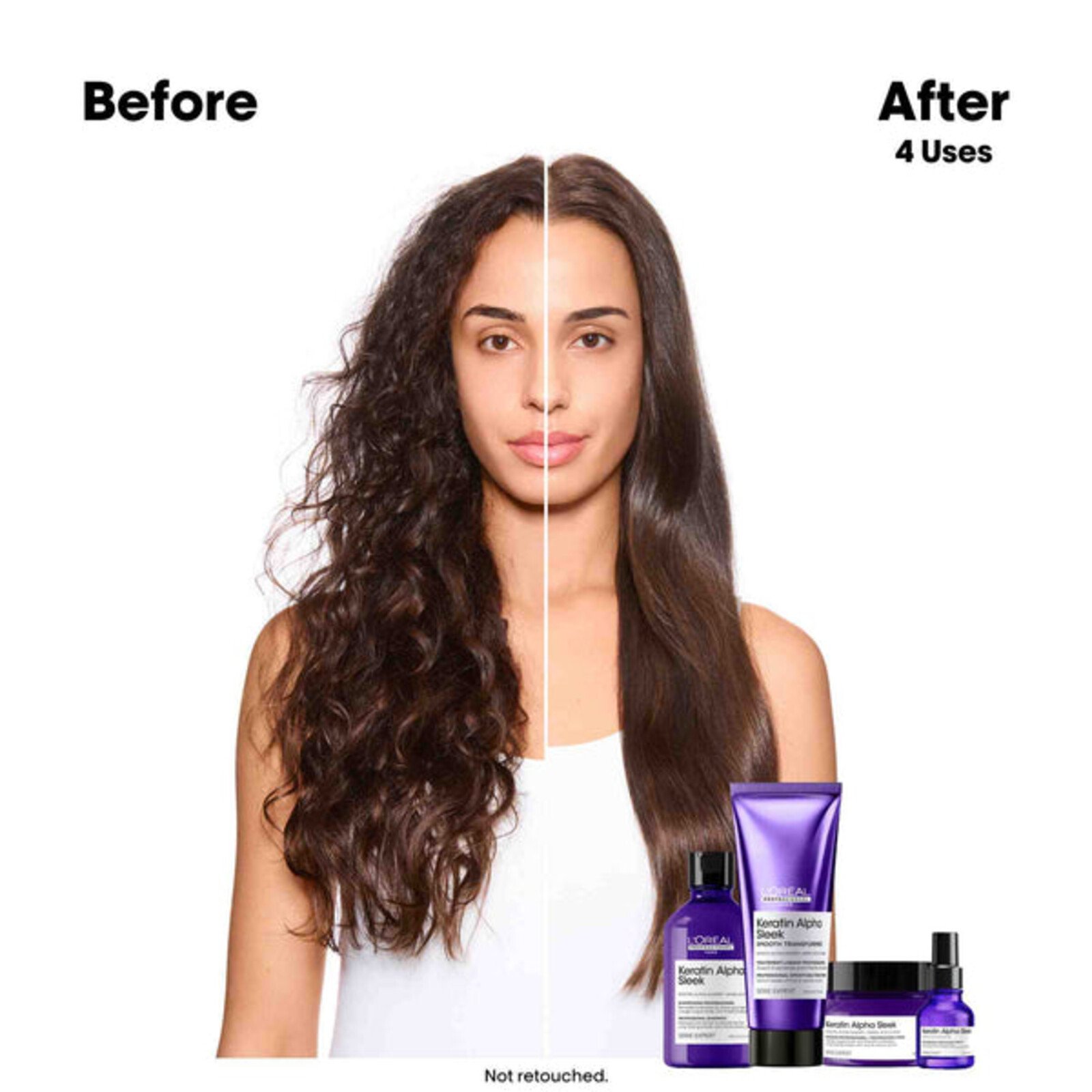 L'Oréal Professionnel Série Expert Keratin Alpha Sleek Sérum Lissant Effet Miroir Professionnel 50ml